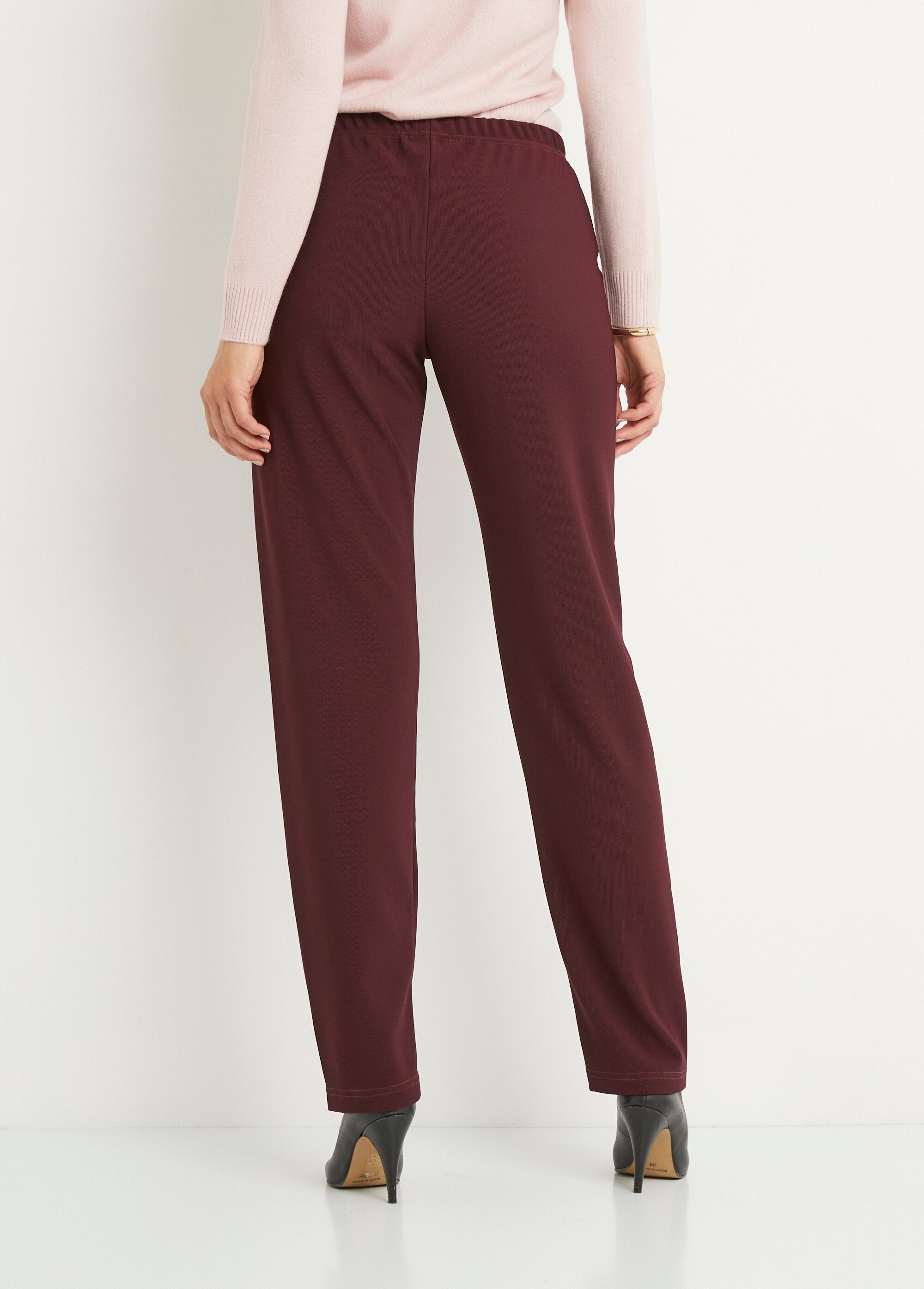 Pantaloni_a_gamba_dritta_con_vita_elasticizzata_in_maglia_a_costine_Bordeaux_DO1_slim