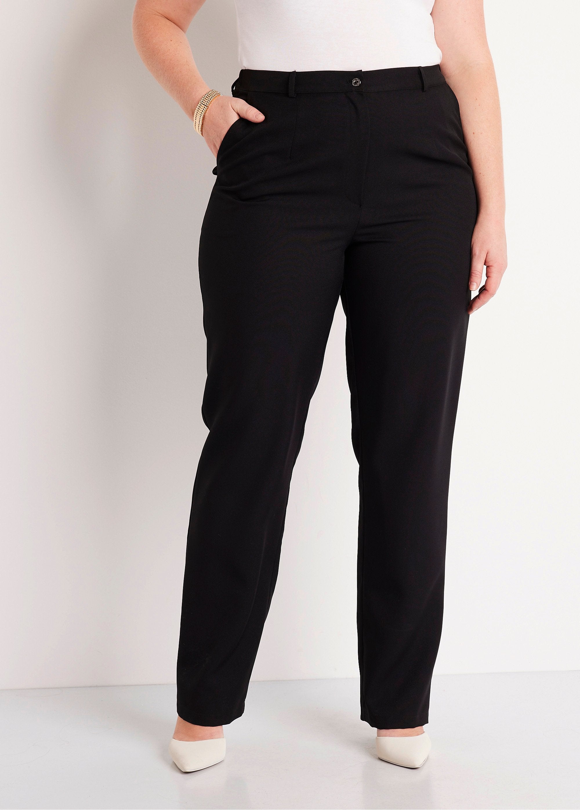 Pantaloni_tinta_unita_a_gamba_dritta_con_vita_semi-elasticizzata_NERO_FA1_curvy