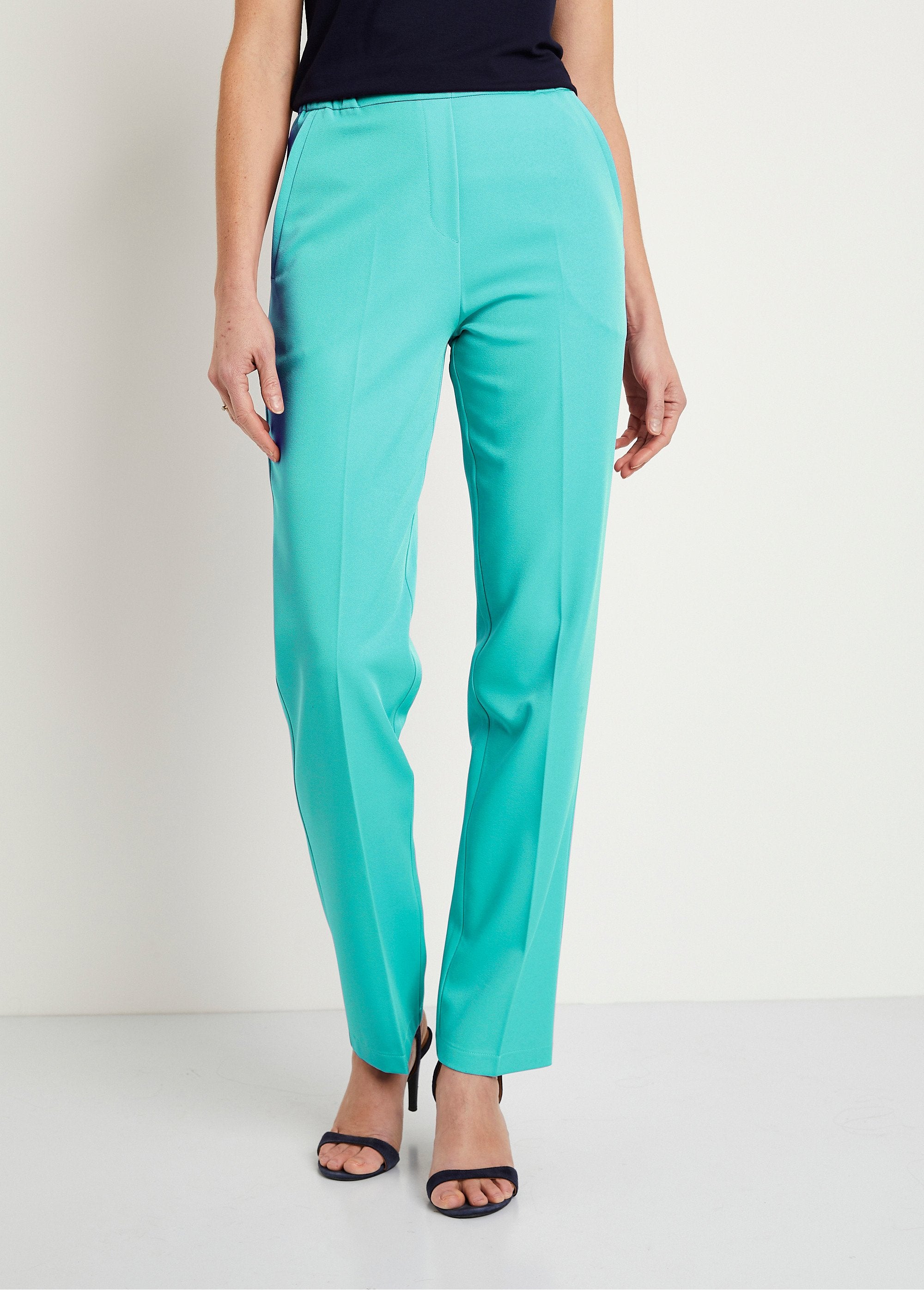 Pantaloni_a_gamba_dritta_con_vita_semi-elastica_VERDE_FA1_slim