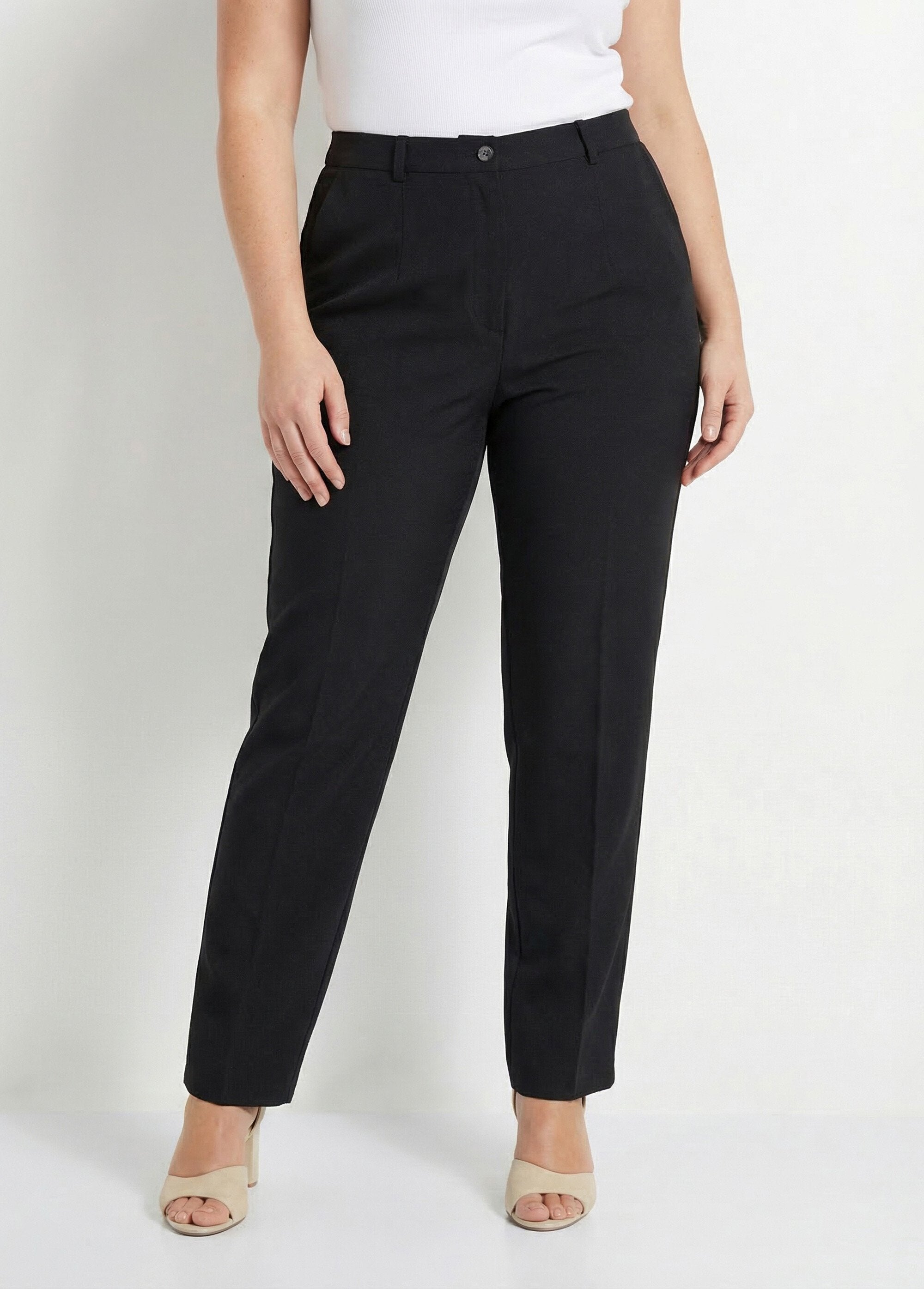 Pantaloni_tinta_unita_a_gamba_dritta_con_vita_semi-elasticizzata_NERO_FA1_curvy