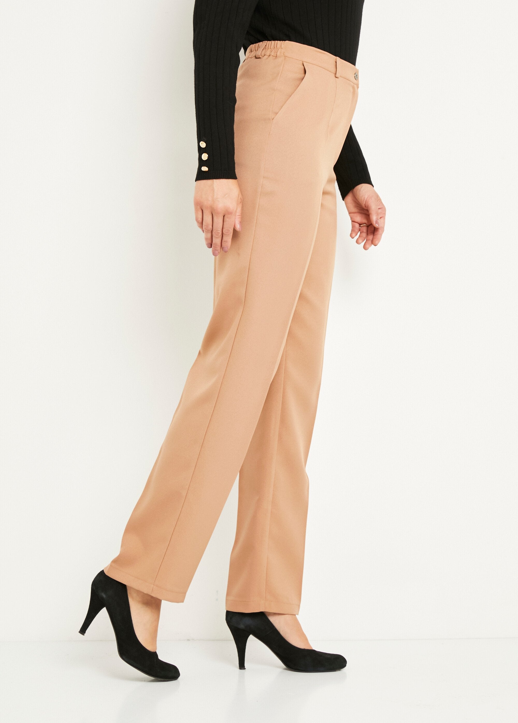 Pantaloni_tinta_unita_a_gamba_dritta_con_vita_semi-elasticizzata_Beige_DR1_slim