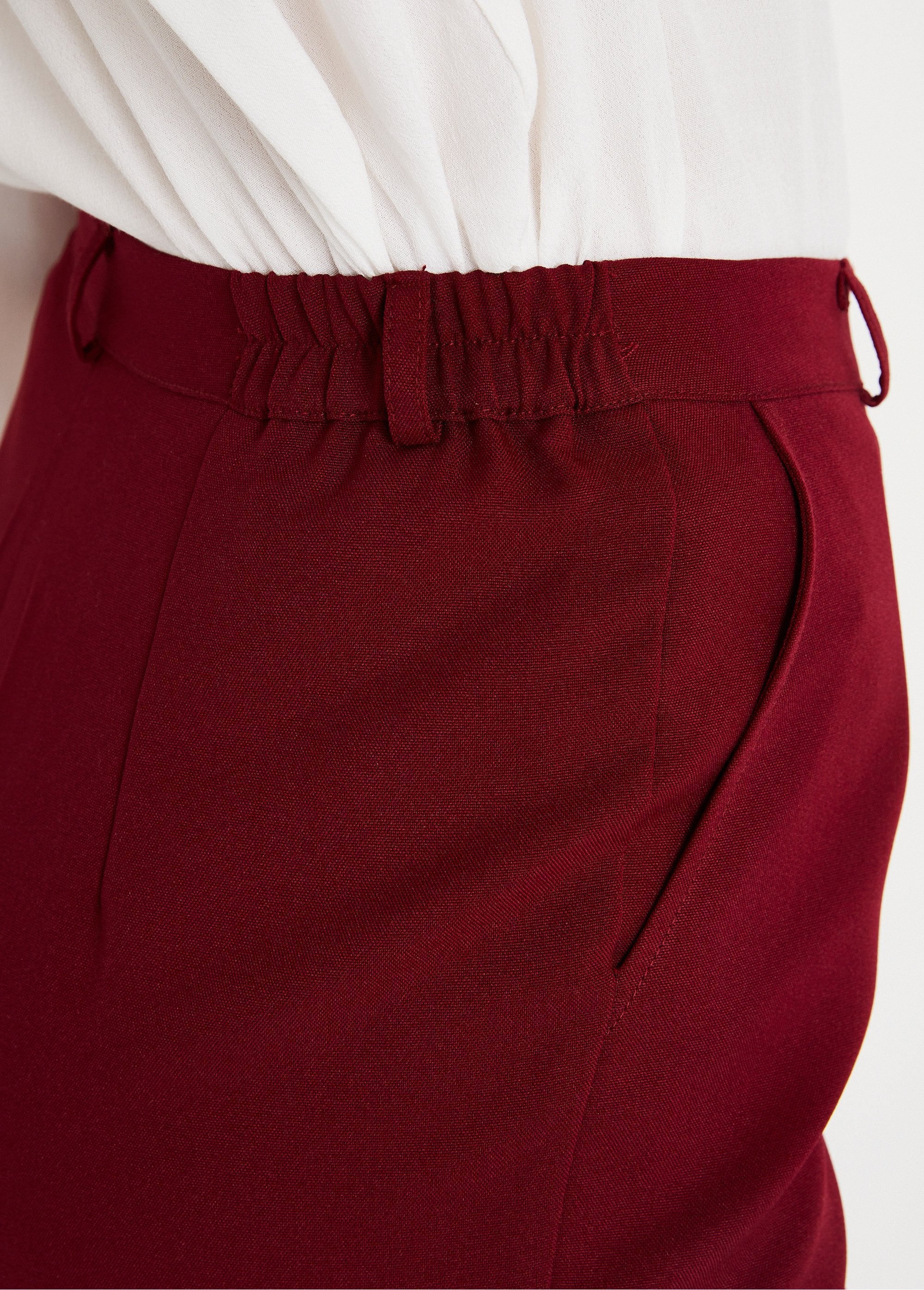 Pantaloni_tinta_unita_a_gamba_dritta_con_vita_semi-elasticizzata_Bordeaux_DE2_slim