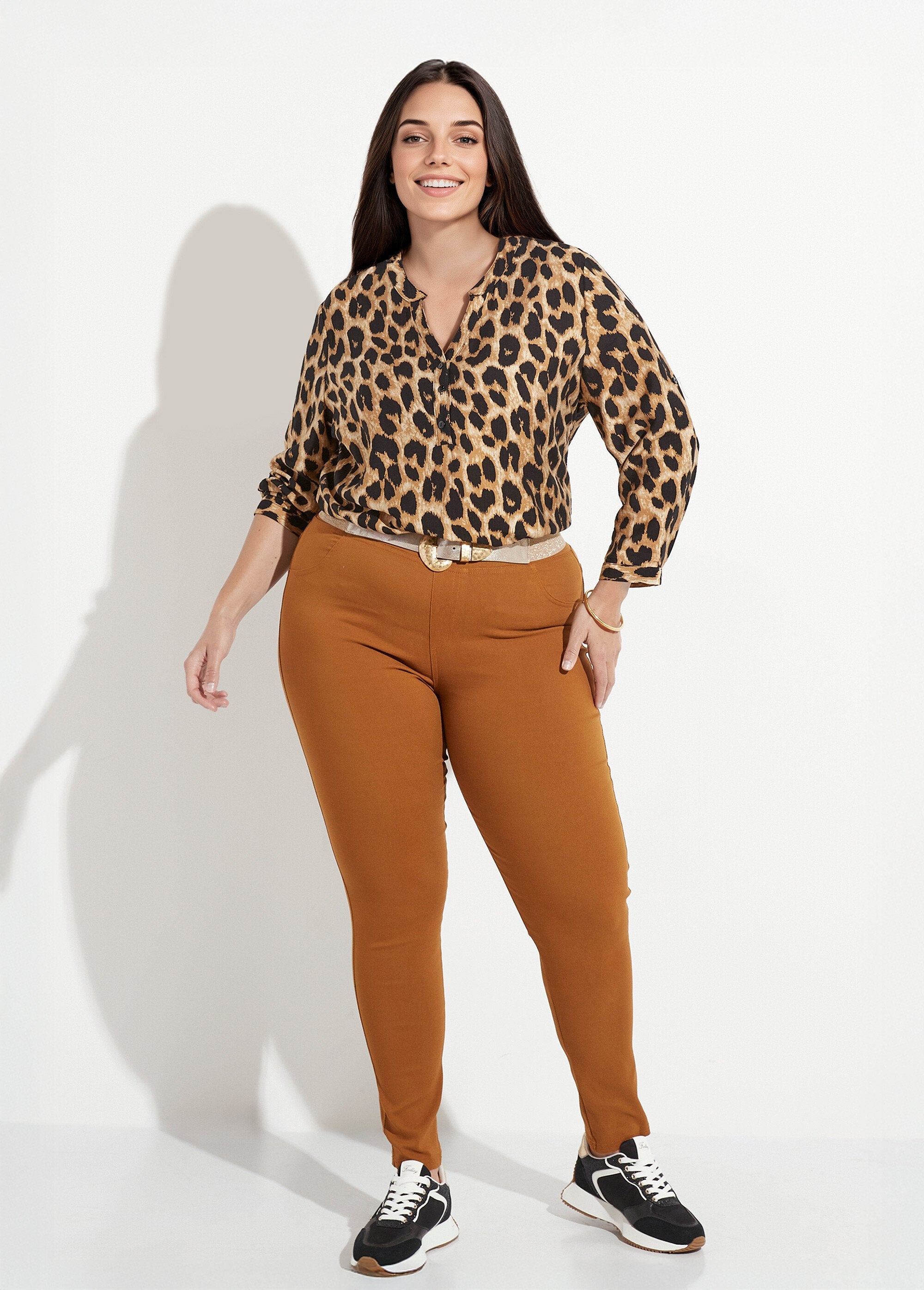 Pantaloni_stretch_con_elastico_in_vita_Camel_SF1_curvy