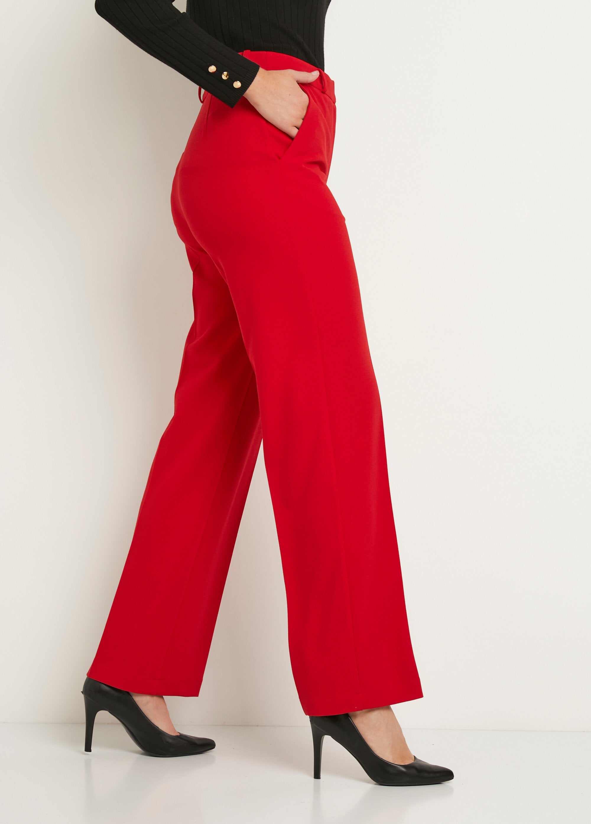 Pantaloni_fluidi_a_gamba_larga_in_maglia_elastica_tinta_unita_Rouge_DR1_slim