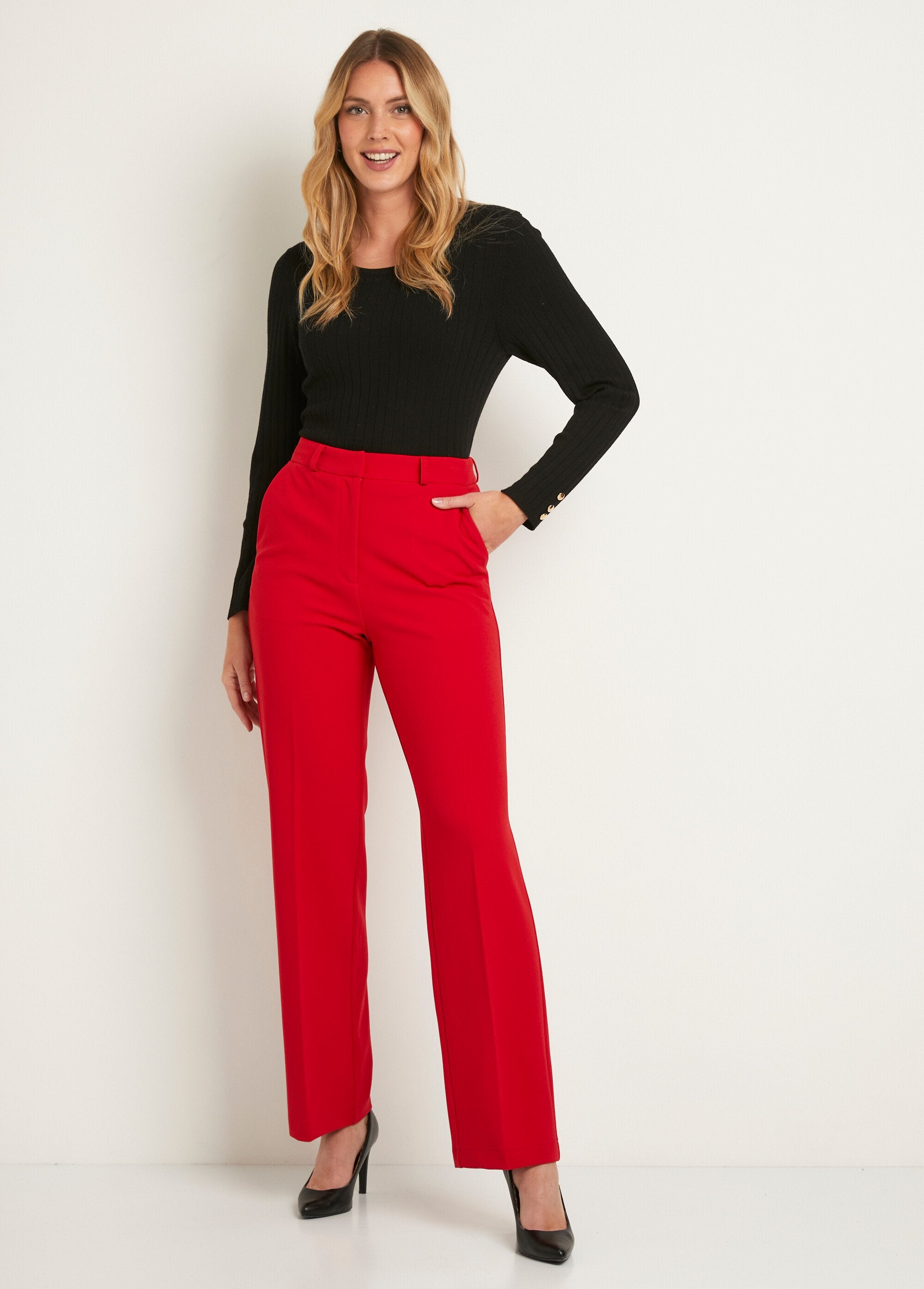 Pantaloni_fluidi_a_gamba_larga_in_maglia_elastica_tinta_unita_Rouge_SF1_slim