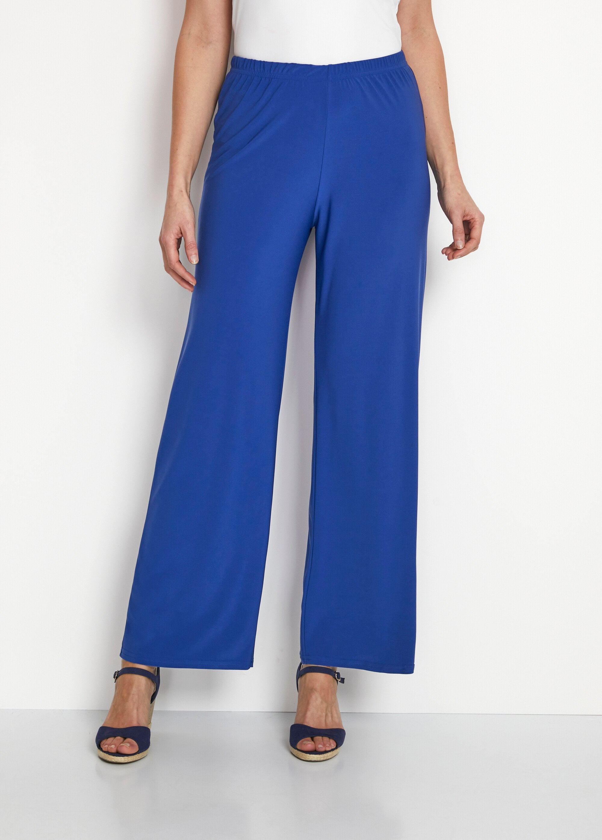 Pantaloni_fluidi_con_vita_elasticizzata_in_maglia_Blu_semplice_FA1_slim