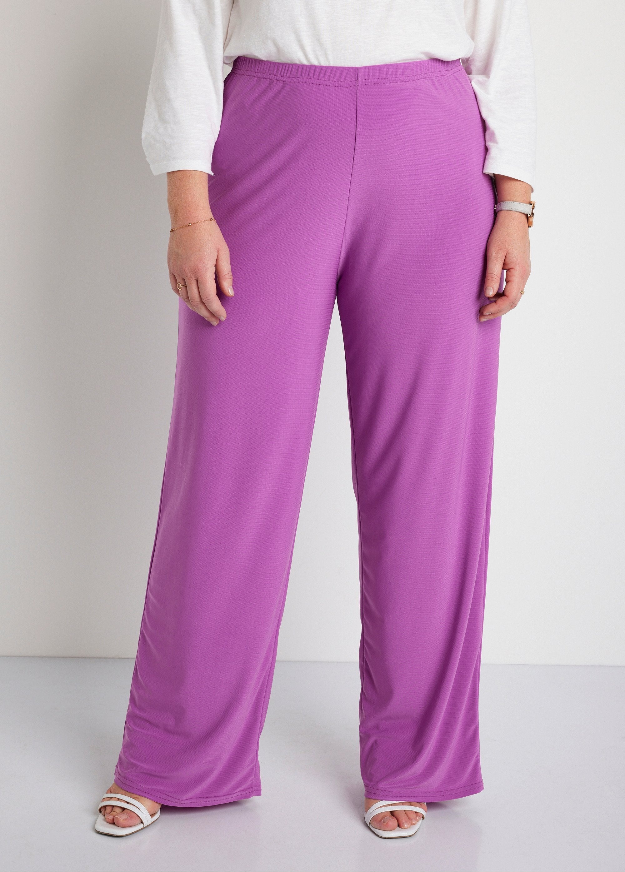 Pantaloni_fluidi_con_vita_elasticizzata_in_maglia_Viola_semplice_FA1_curvy