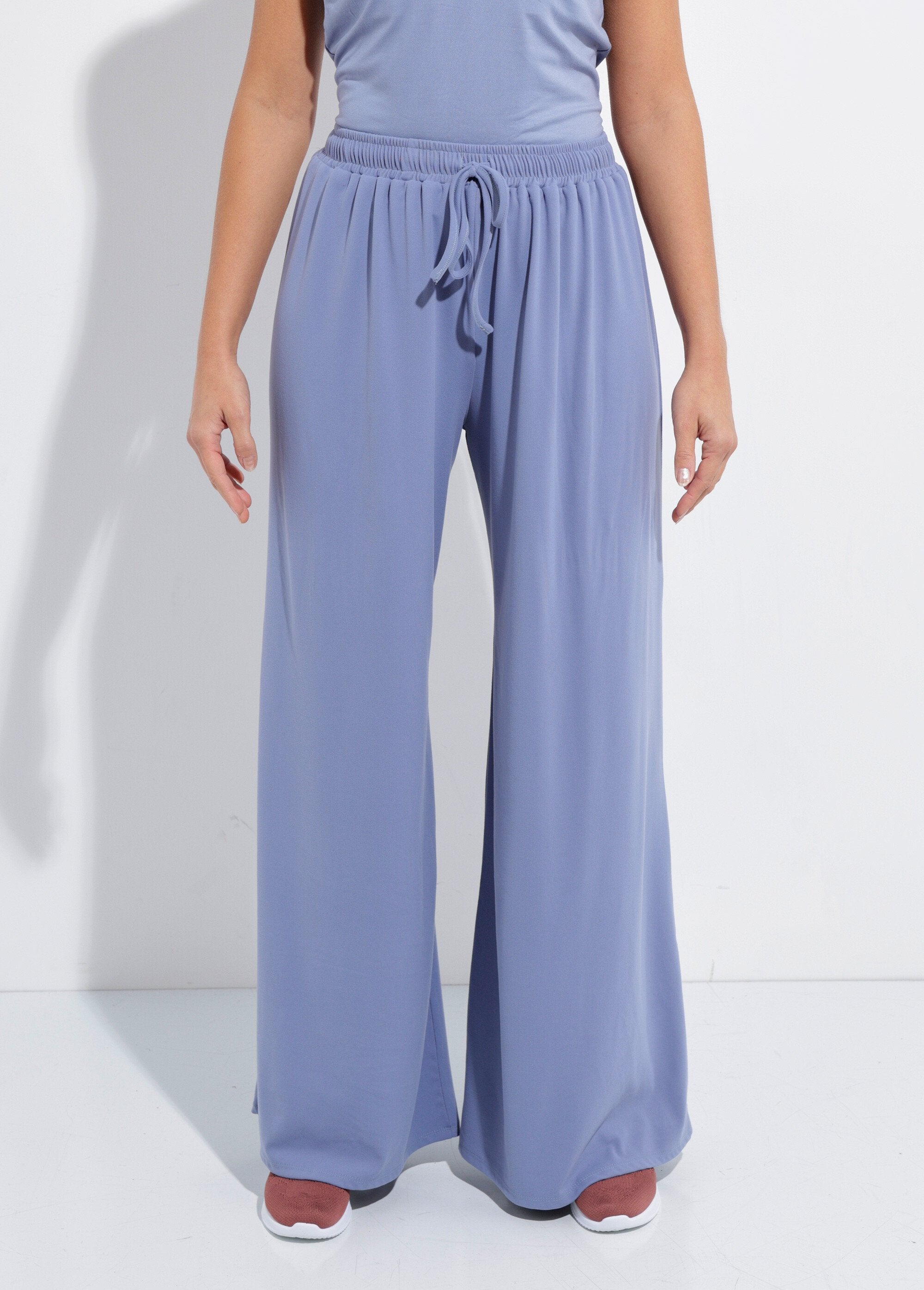 Pantaloni_sportivi_fluidi_a_gamba_larga_con_elastico_in_vita_Bleu_grise_FA1_slim