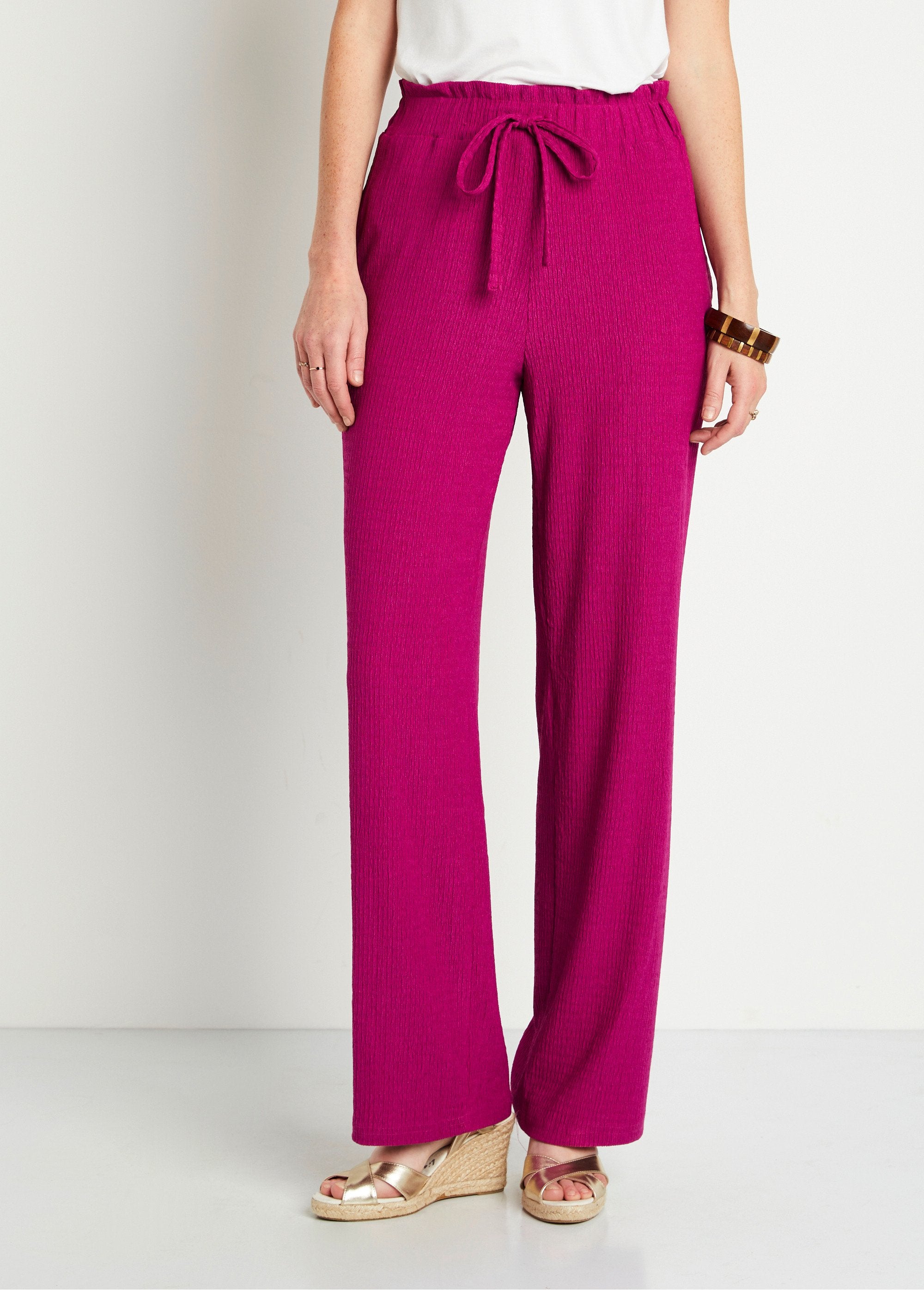 Pantaloni_a_gamba_larga_con_elastico_in_vita_in_maglia_Fucsia_FA1_slim