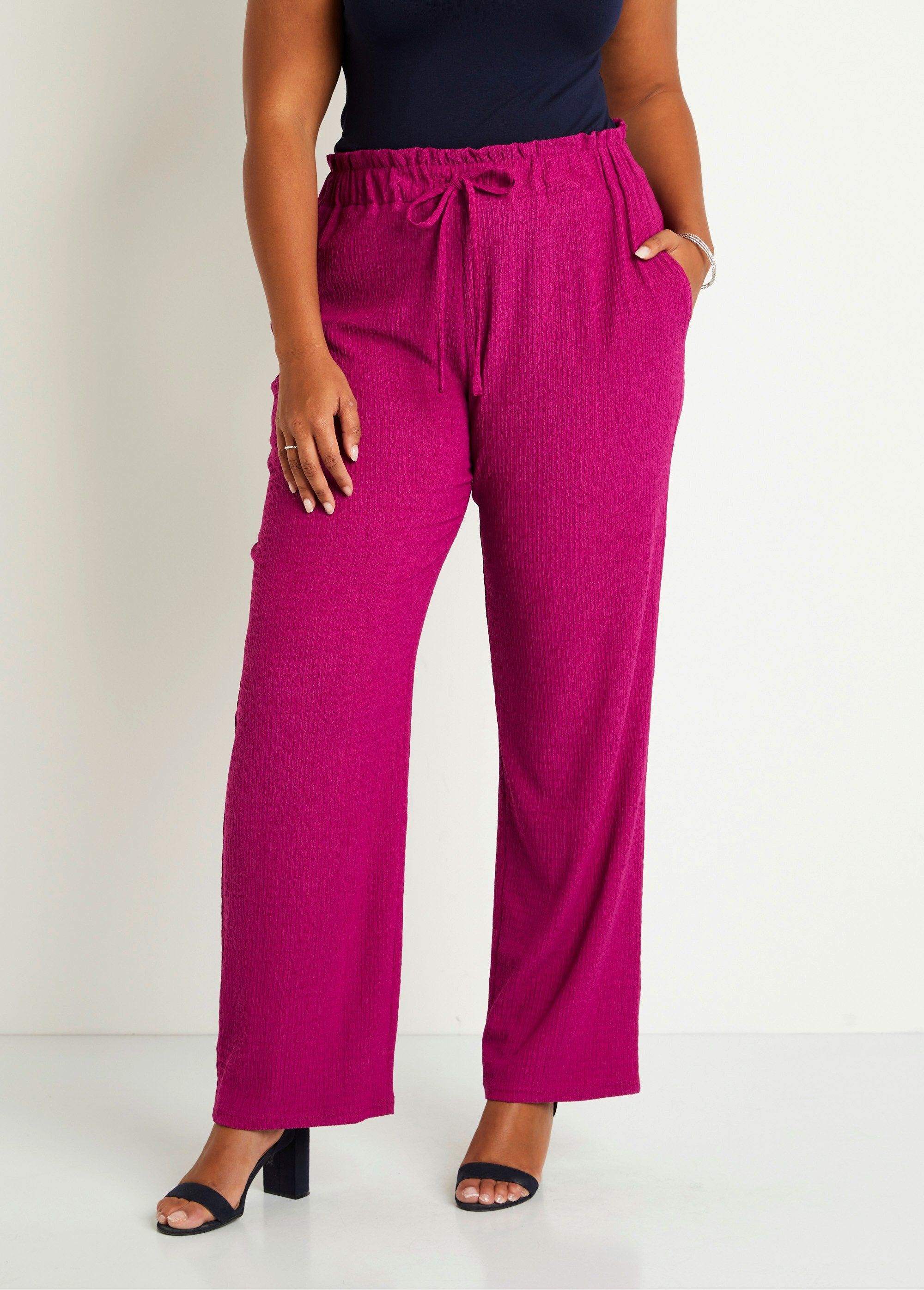 Pantaloni_a_gamba_larga_con_elastico_in_vita_in_maglia_Fucsia_FA2_curvy