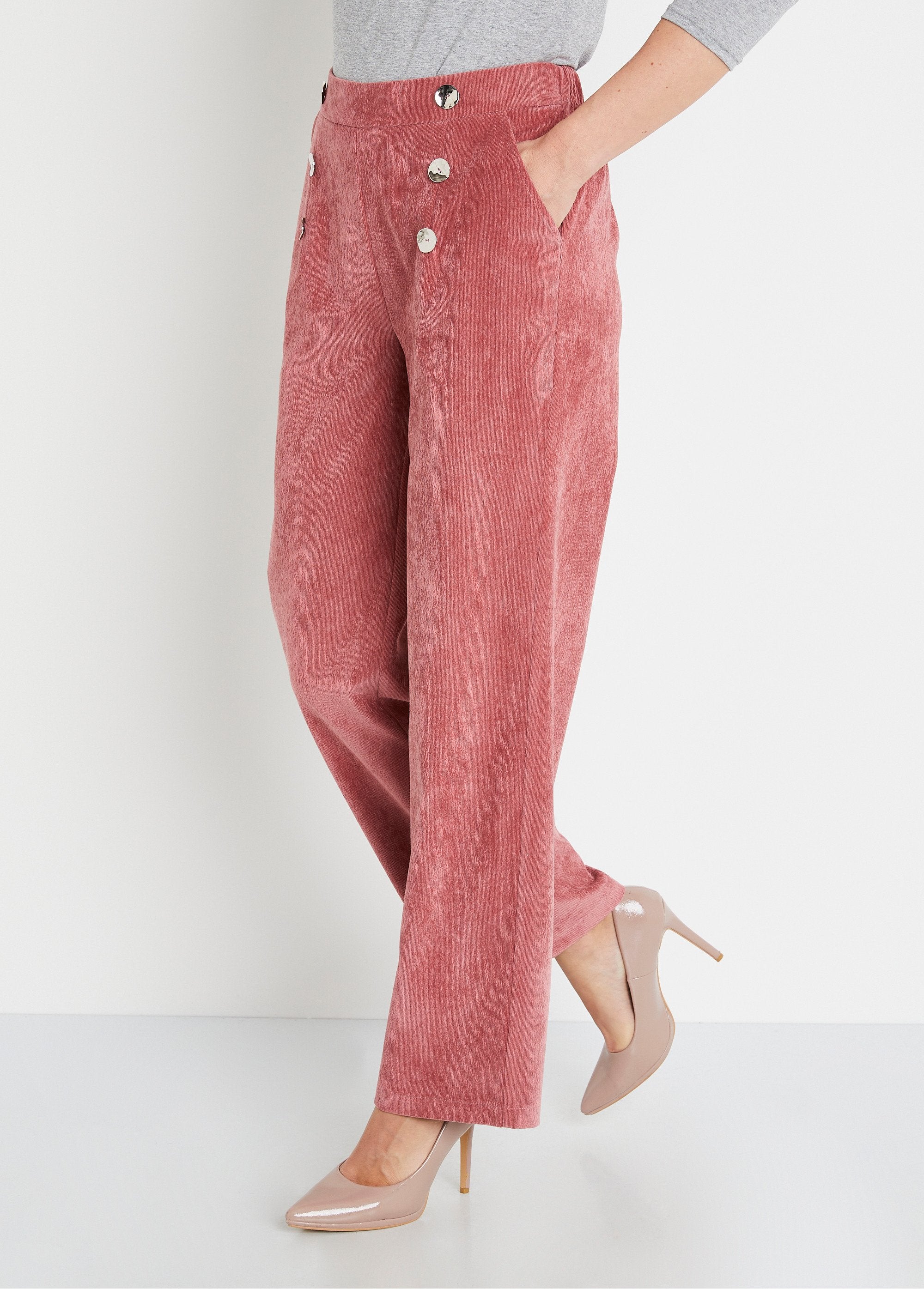 Pantaloni_a_gamba_larga_in_velluto_millerighe_con_effetto_ponte_Vieux_rose_DR1_slim