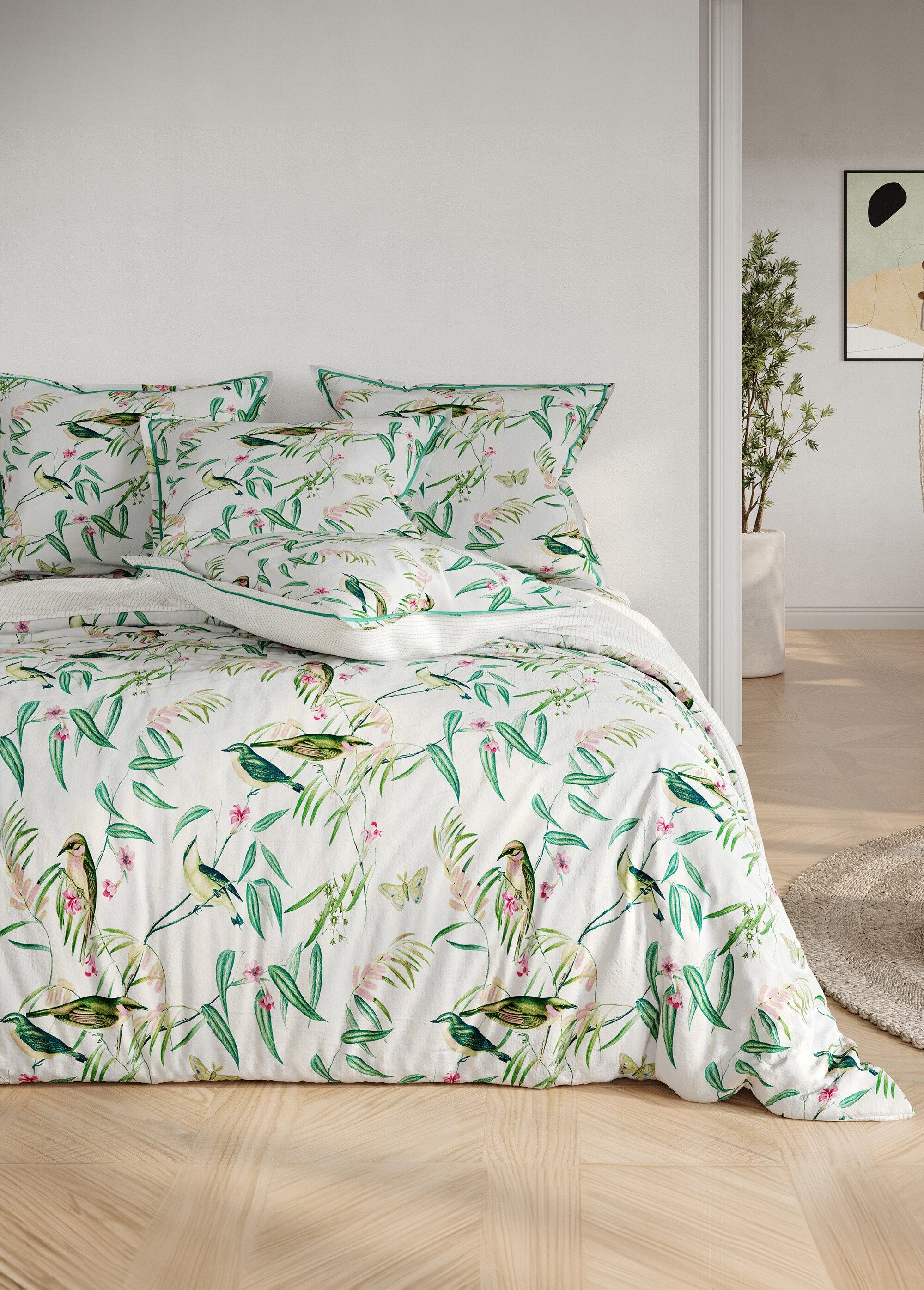 Set_di_biancheria_da_letto_4_pezzi_con_lenzuola_piatte,_uccelli_Blanc_FA1_slim