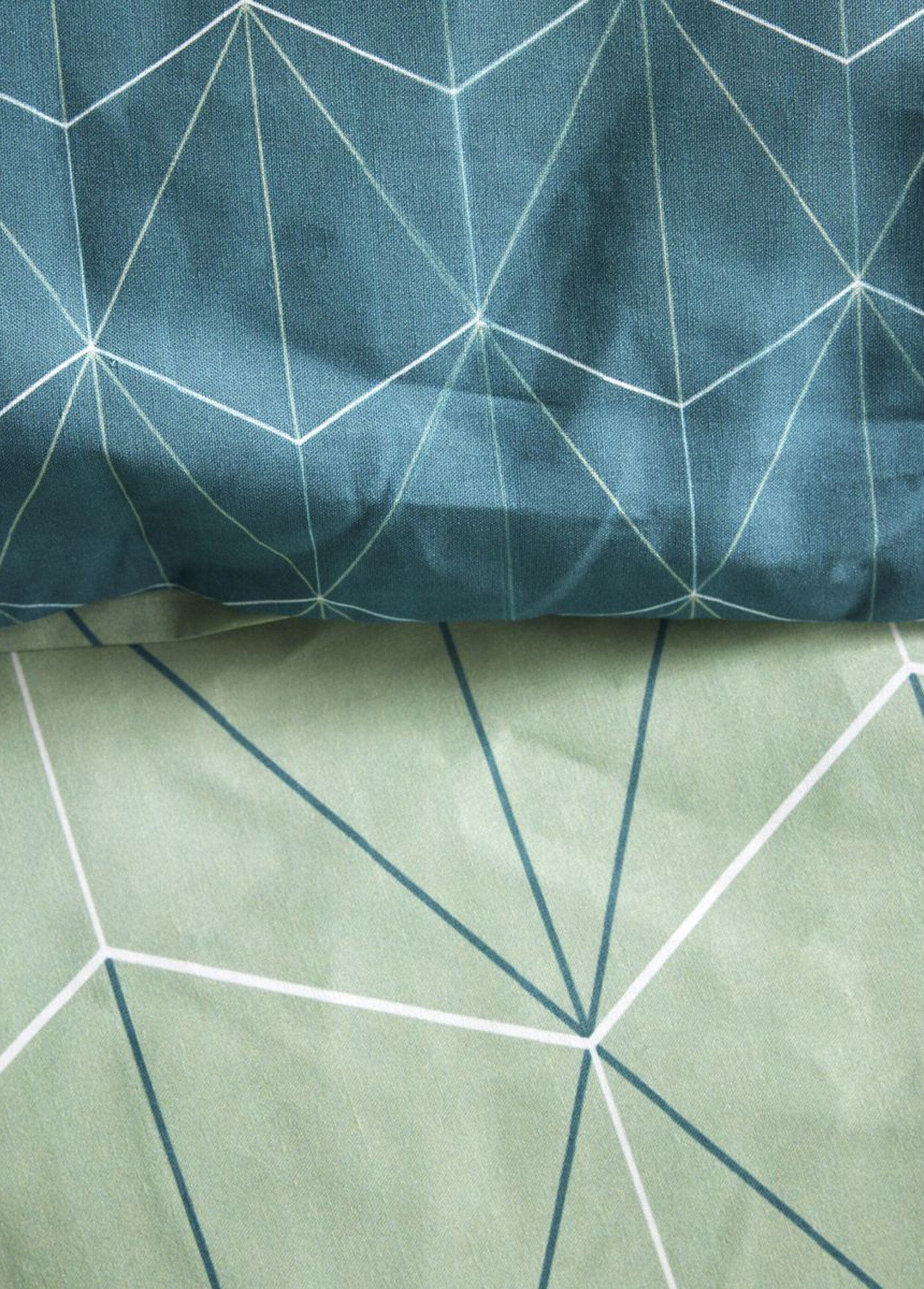 Parure_pur_coton_260_x_240cm,_Losanges_Vert_pastel_DE1_slim