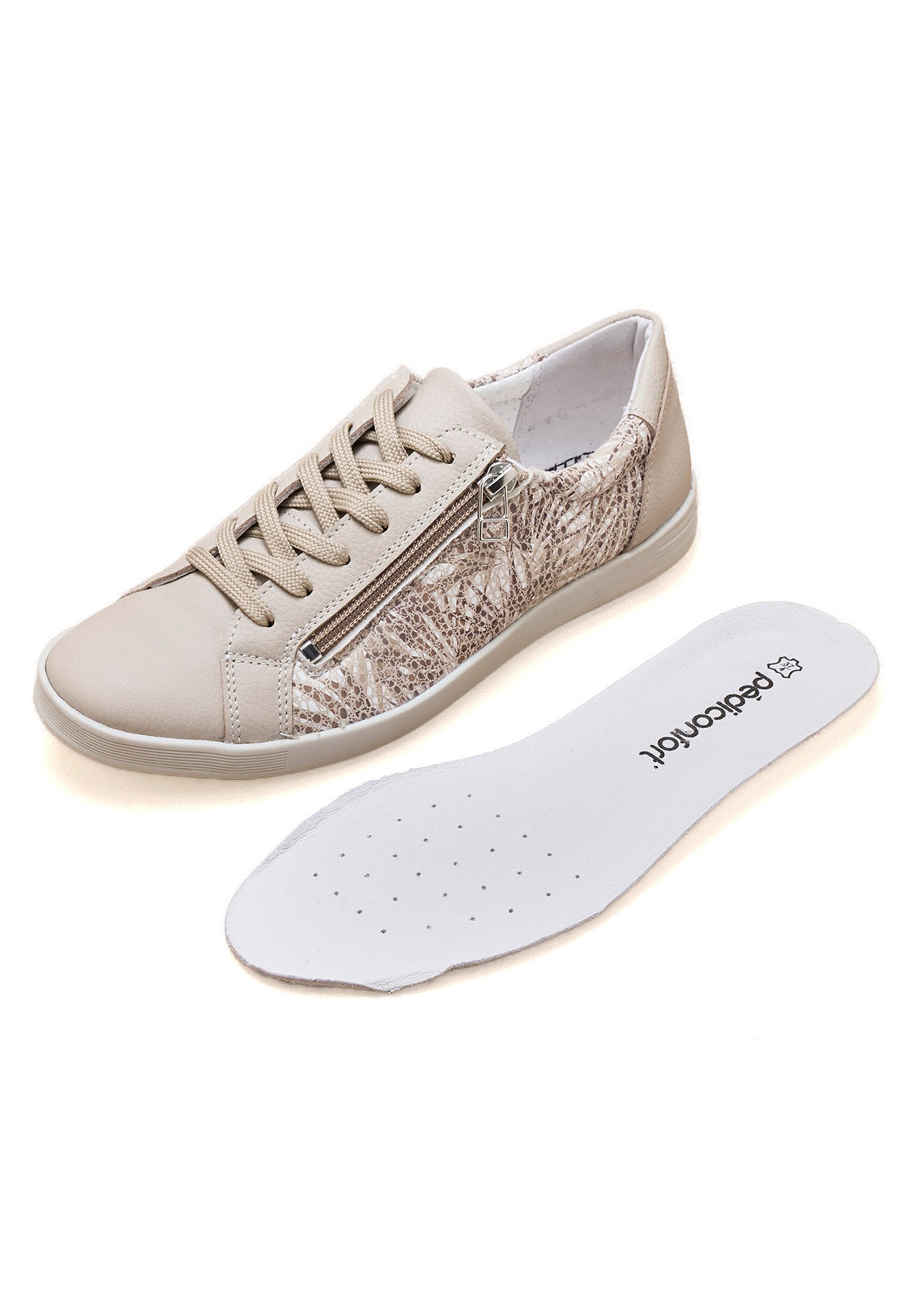 Scarpe_da_ginnastica_con_lacci_e_zip_in_pelle_a_larghezza_larga_Imprime_beige_DE1_slim