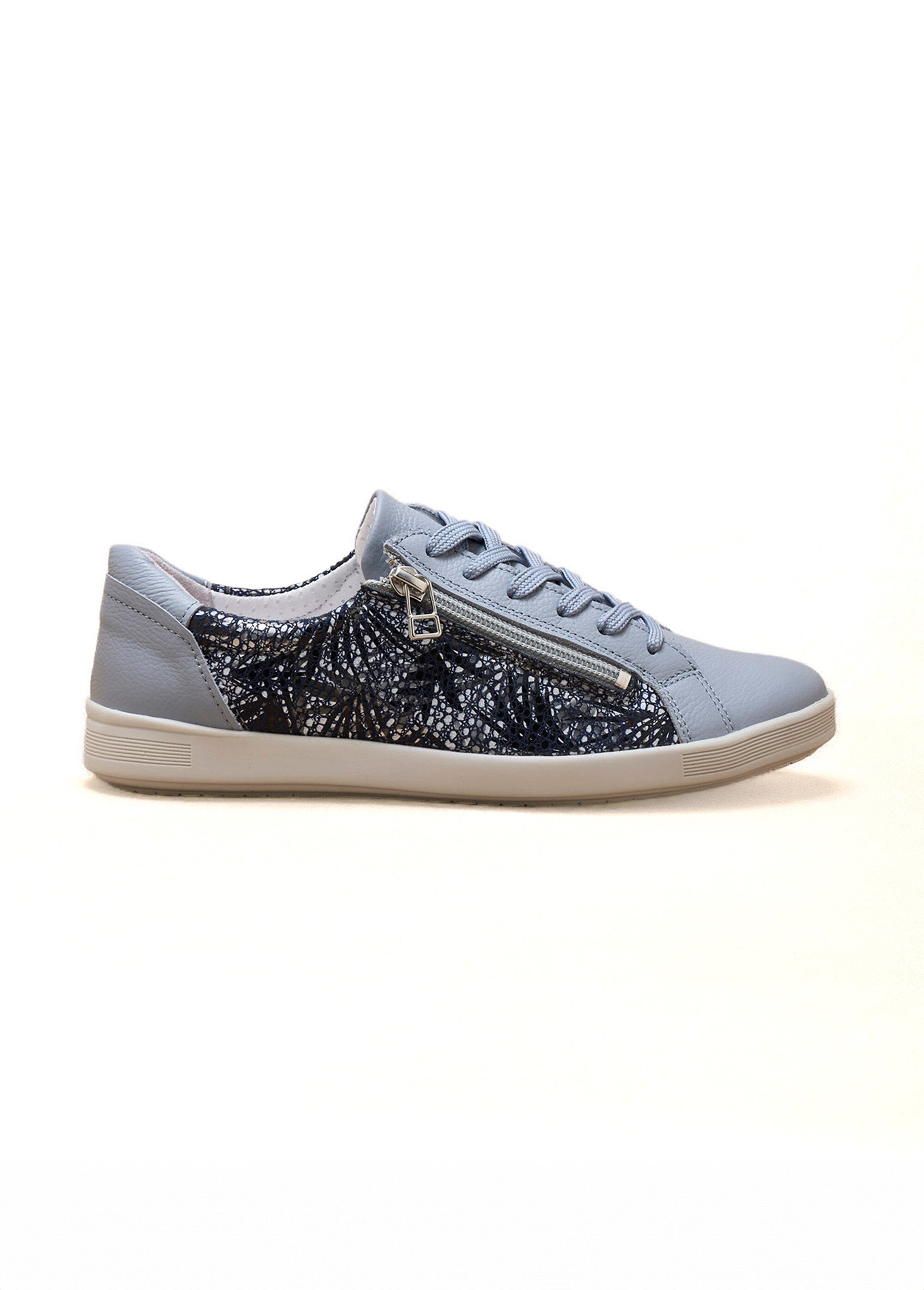 Scarpe_da_ginnastica_con_lacci_e_zip_in_pelle_a_larghezza_larga_Bleu_feuillage_DR1_slim