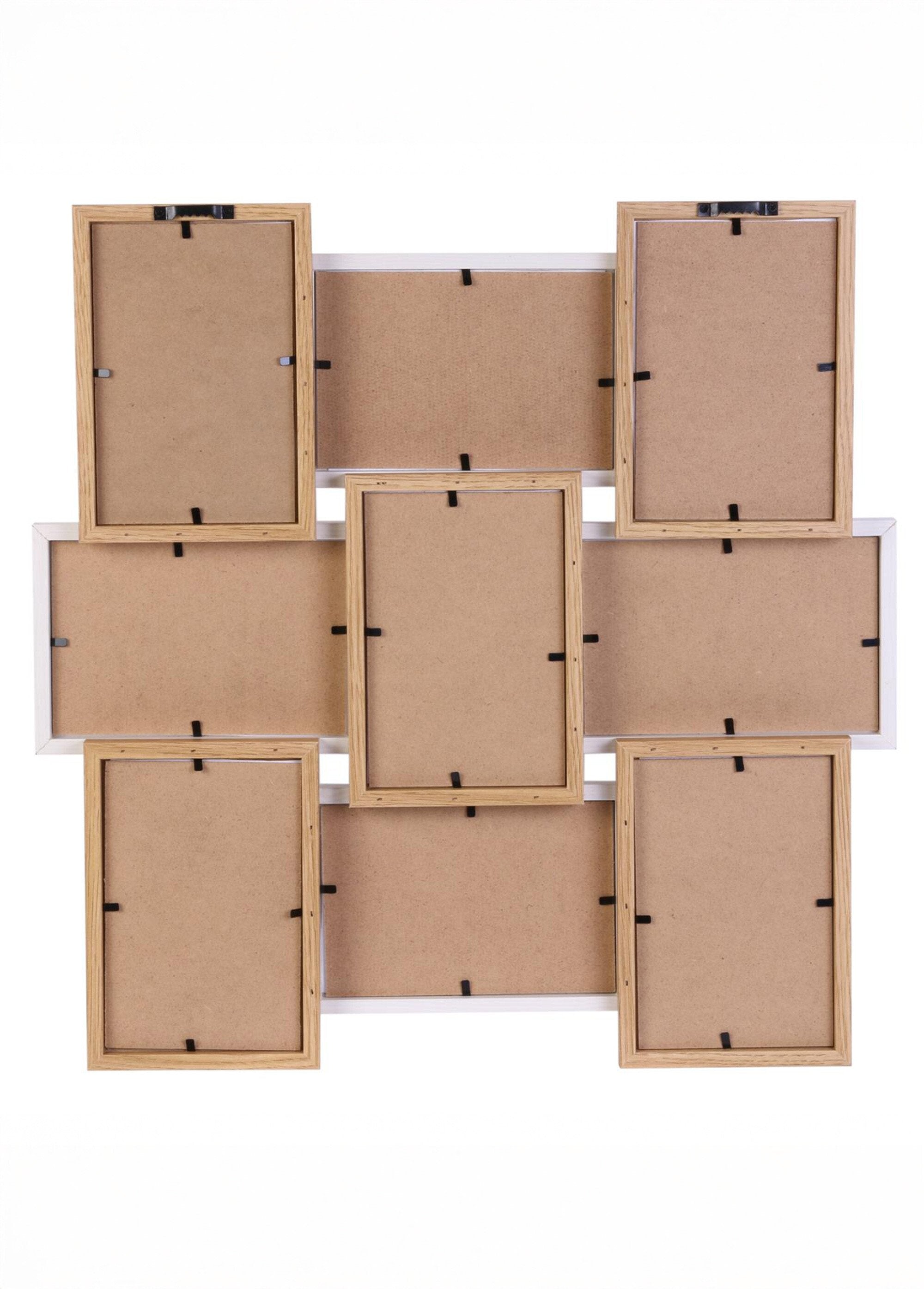 Pele_mele_foto_9_cornici_stile_legno_Marron_DO1_slim