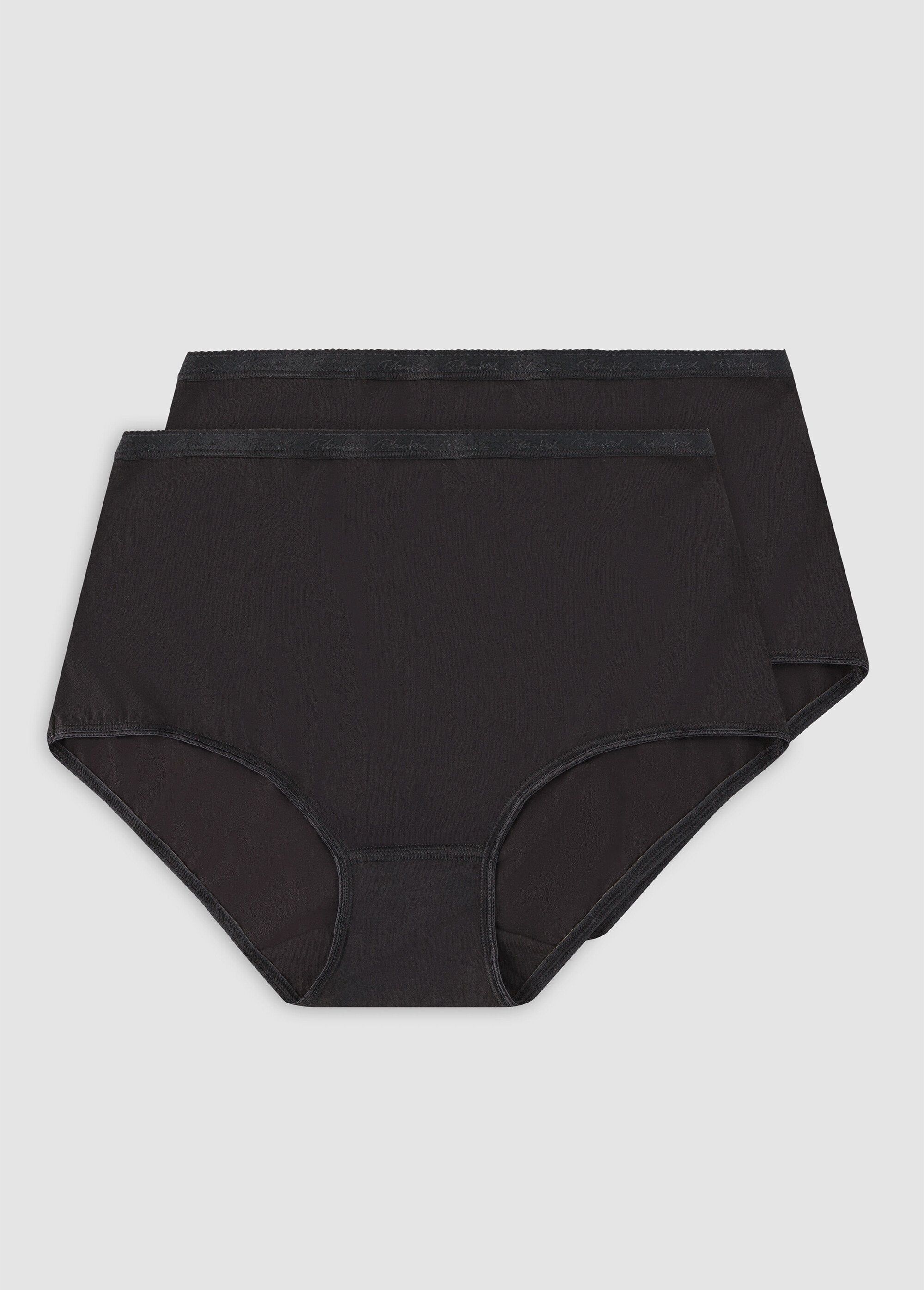 ®_Playtex_-_Set_di_2_slip_a_vita_alta_in_cotone_biologico_Lotto_nero2_DE1_slim