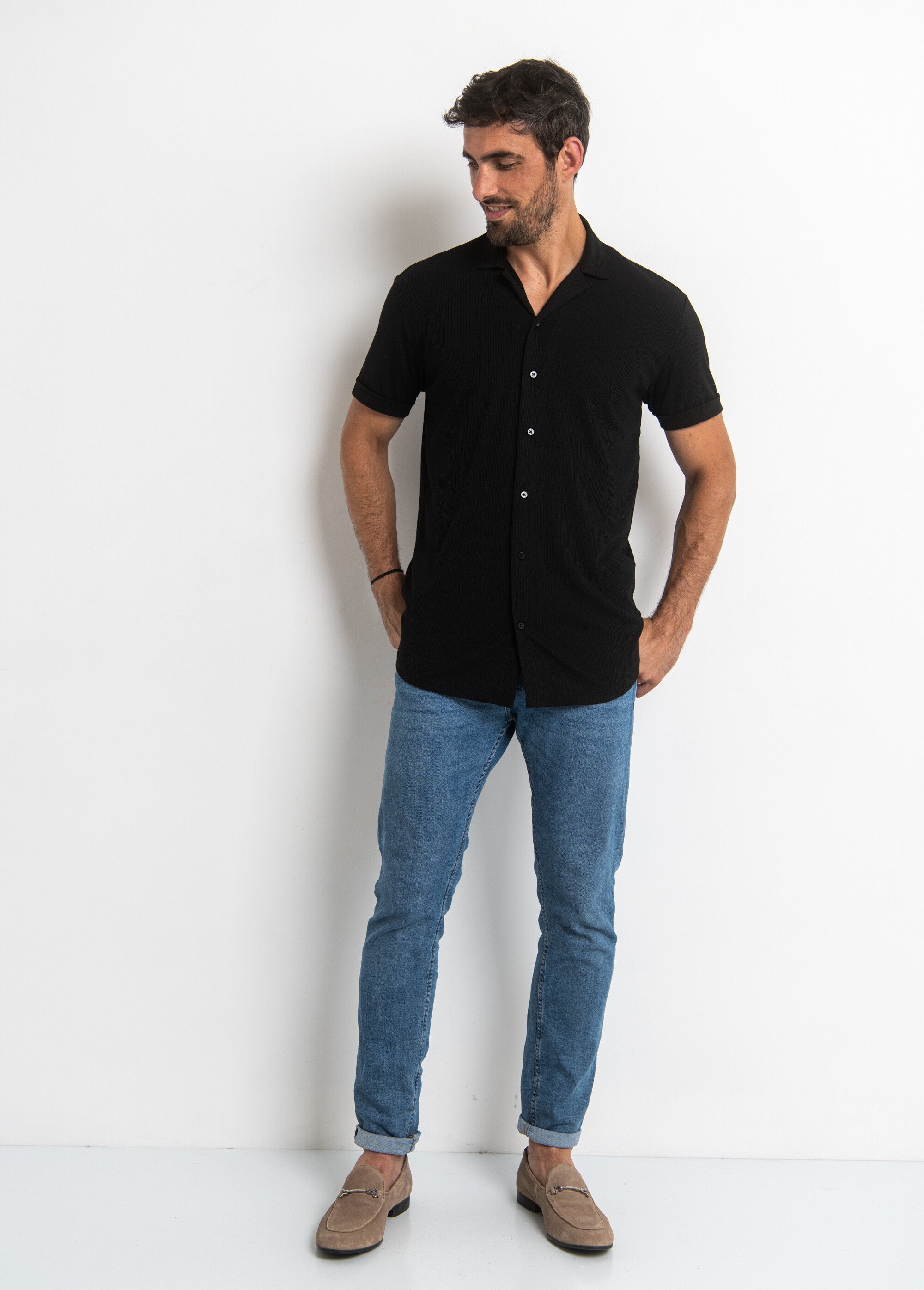 Polo_a_camicia_Noir_SF1_slim