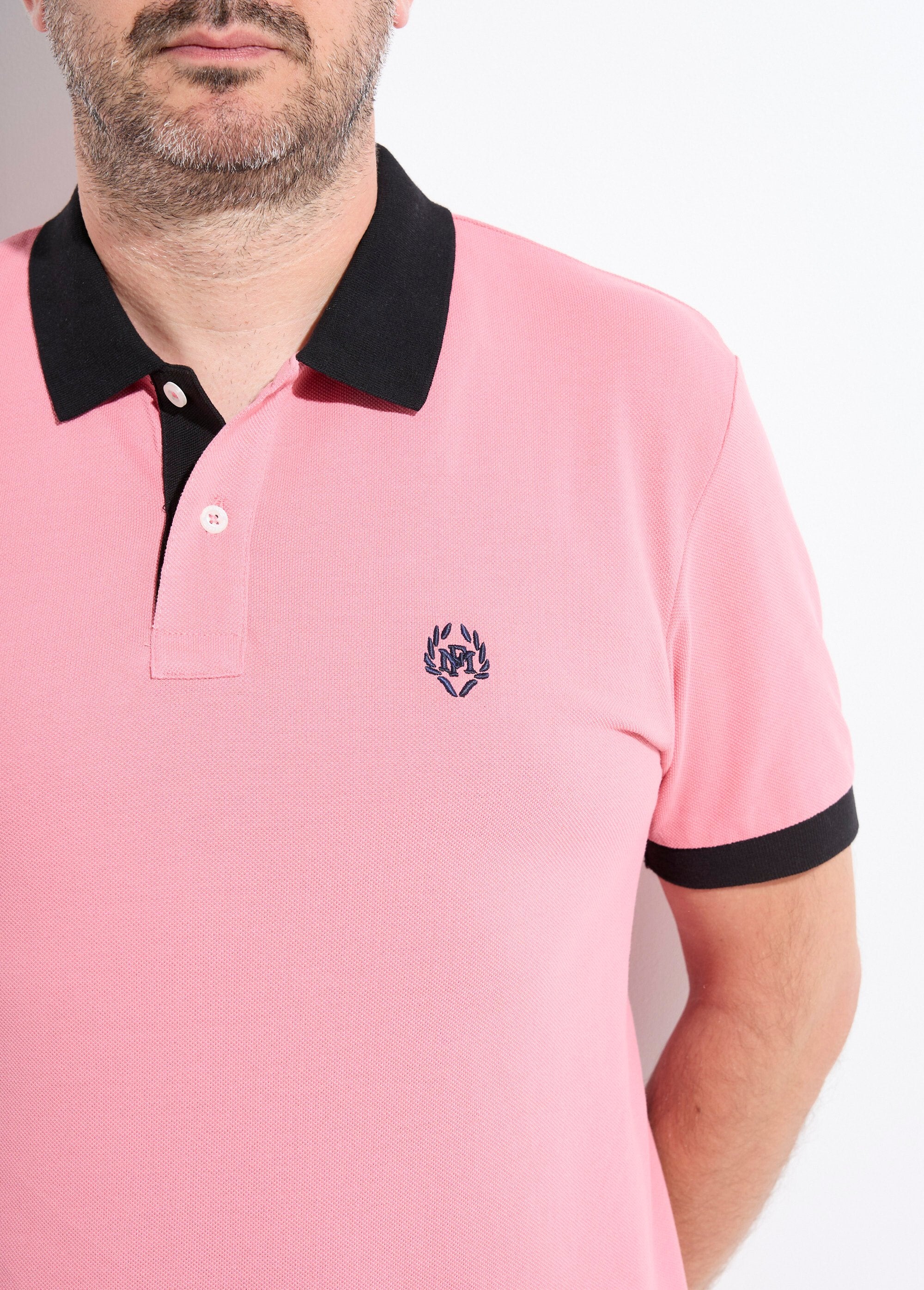 Polo_da_uomo_con_collo_e_maniche_a_contrasto_Rose_clair_DE1_slim