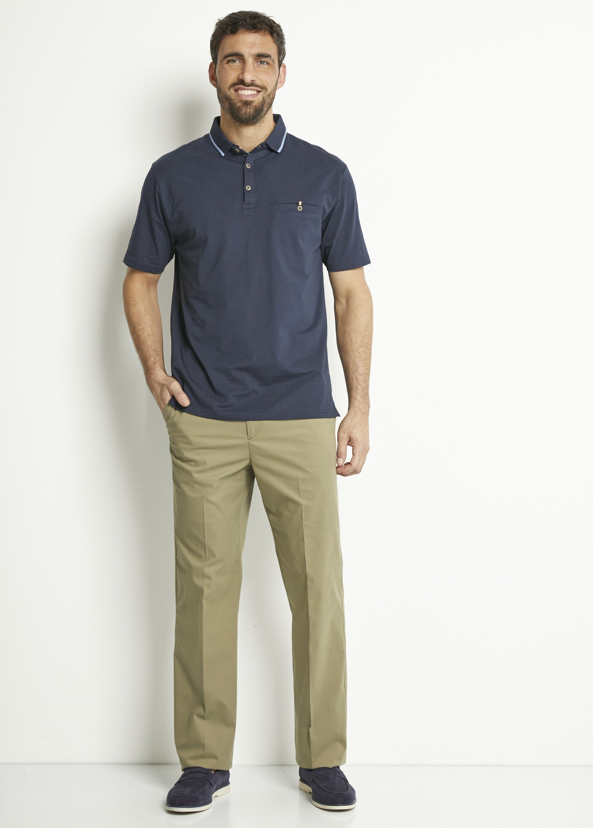 Polo_in_jersey_tinta_unita_con_colletto_in_cotone_bicolore_Marine_SF1_slim
