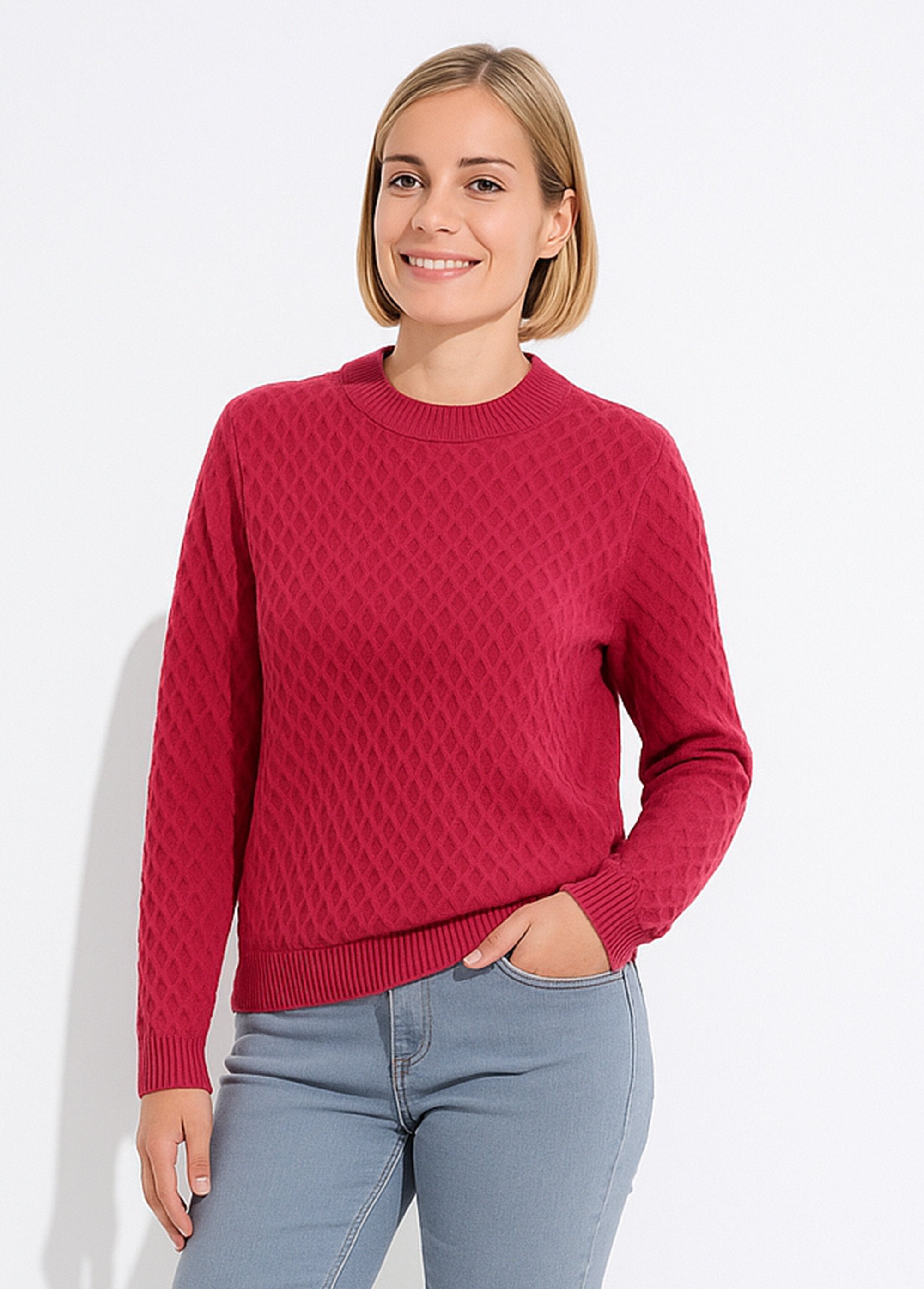 Caldo_maglione_corto,_collo_alto,_maglia_spessa_Fucsia_FA1_slim