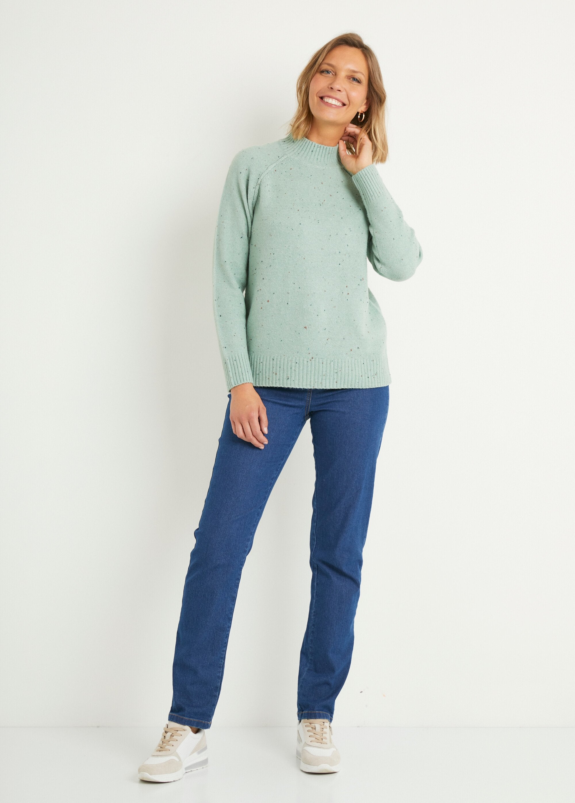 Caldo_maglione_raglan_con_colletto_maculato_Vert_SF1_slim