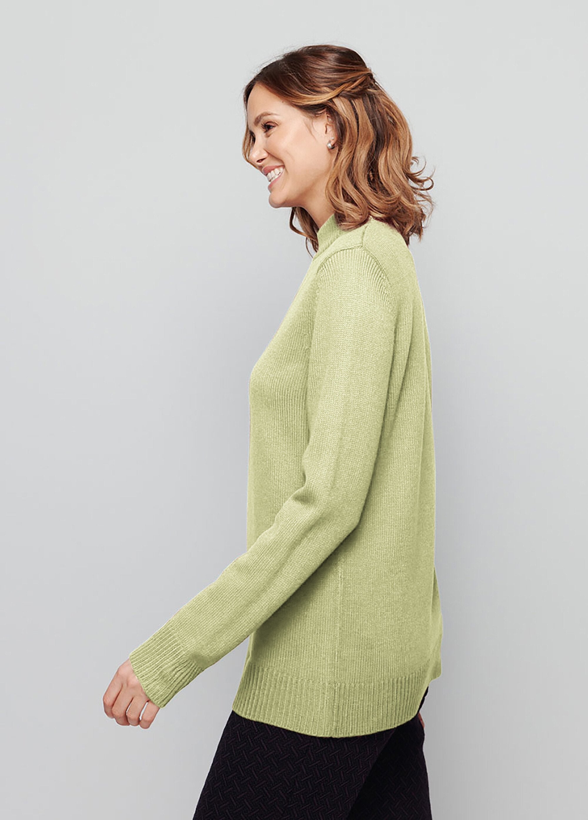 Maglione_a_collo_alto,_maglia_spessa_Verde_lime_DR1_slim