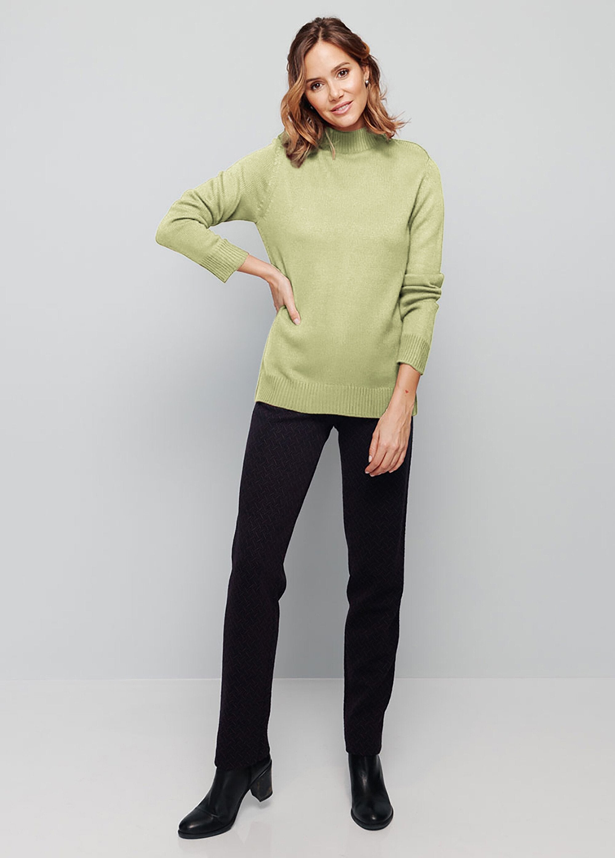 Maglione_a_collo_alto,_maglia_spessa_Verde_lime_SF1_slim