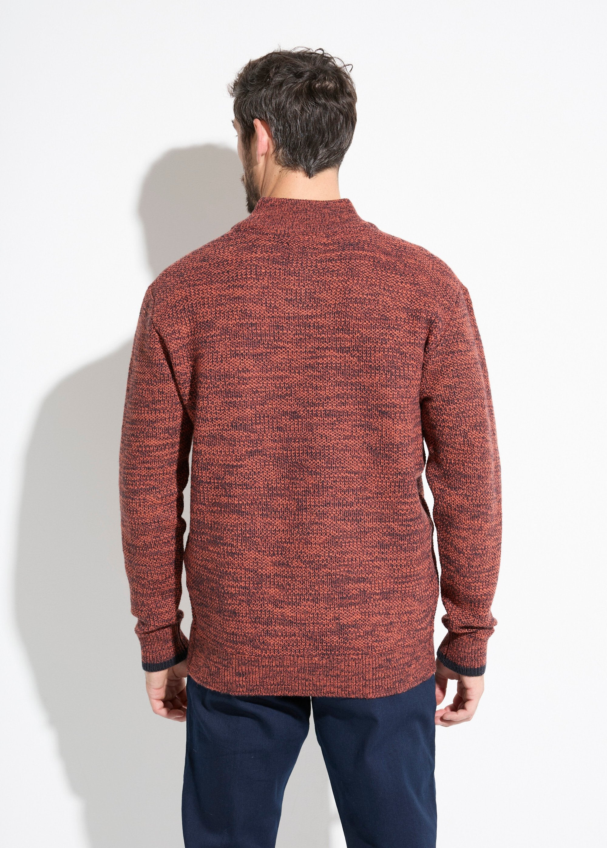 Maglione_con_zip_a_collo_alto_in_lana_screziata_Brique_DO1_slim