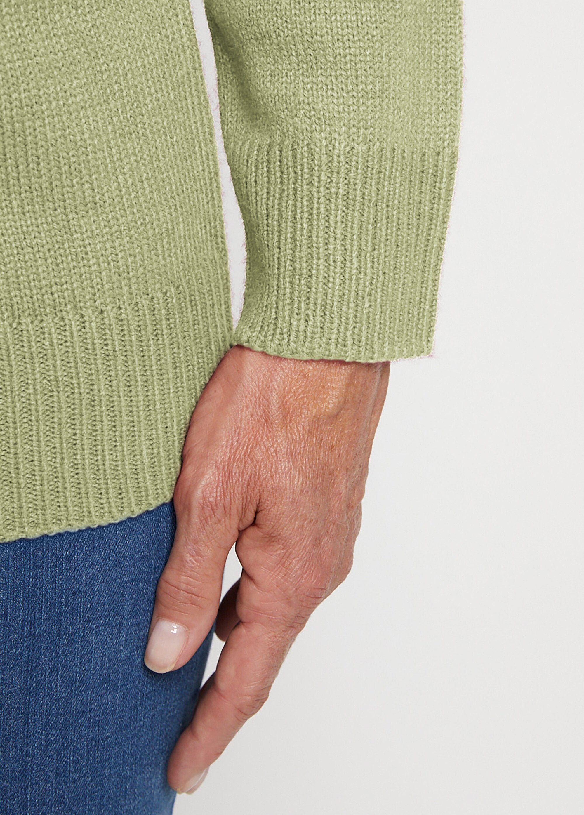 Maglia_a_collo_alto_in_maglia_spessa_Verde_lime_DE3_slim