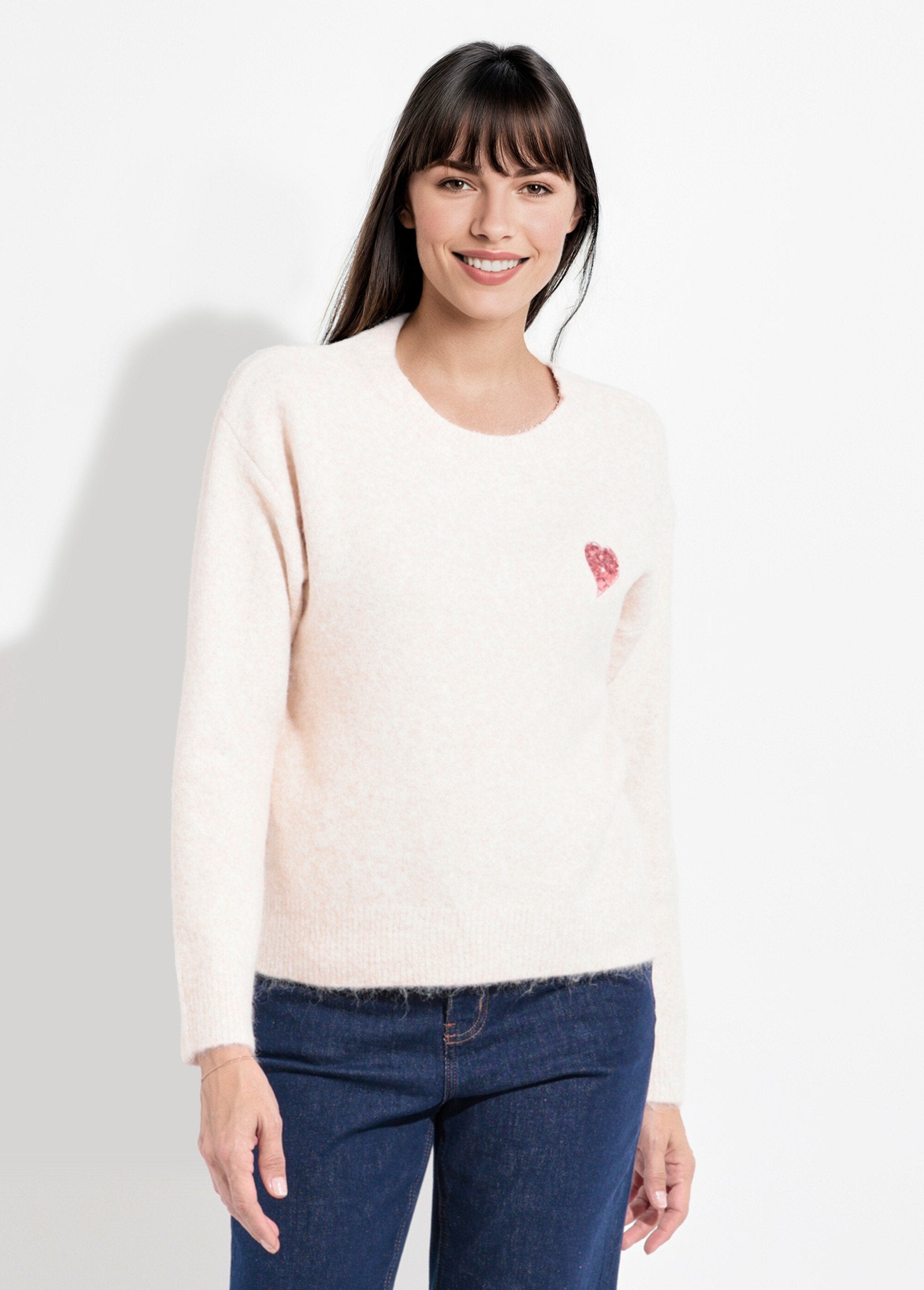 Maglia_con_scollo_rotondo_e_dettaglio_in_paillettes_Beige_clair_FA1_slim