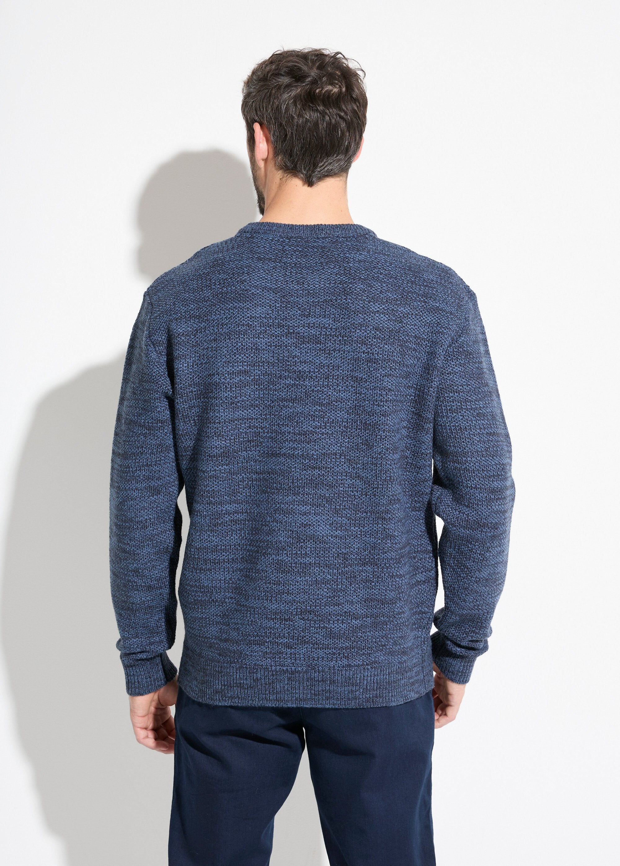 Maglia_con_scollo_rotondo_in_lana_screziata,_maniche_lunghe_Bleu_DO1_slim