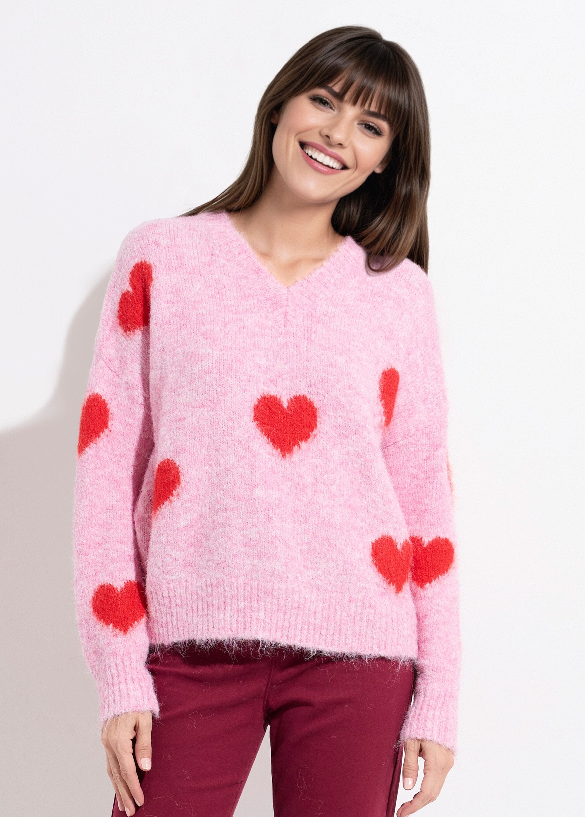 Maglione_in_lana_con_scollo_a_V_e_cuori_Rose_clair_FA1_slim
