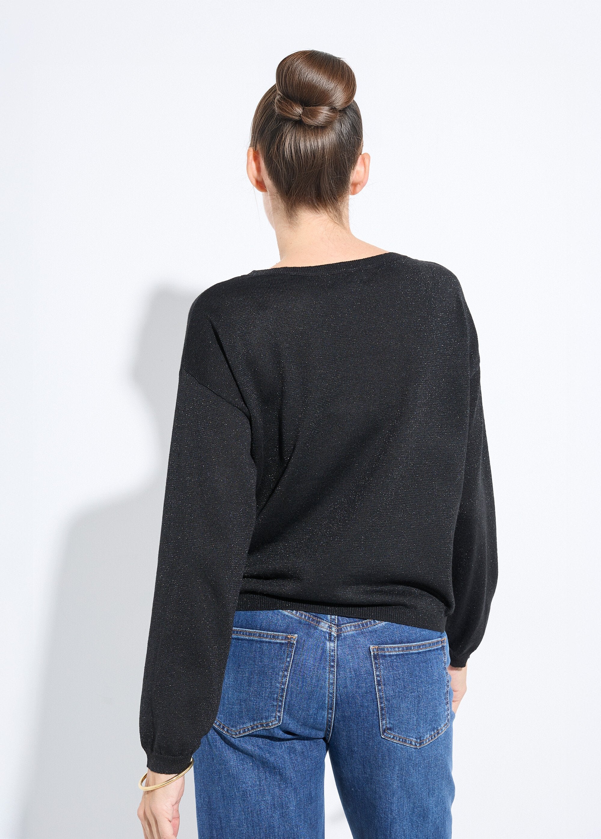 Maglione_corto_in_maglia_metallica_fine_Noir_DO1_slim