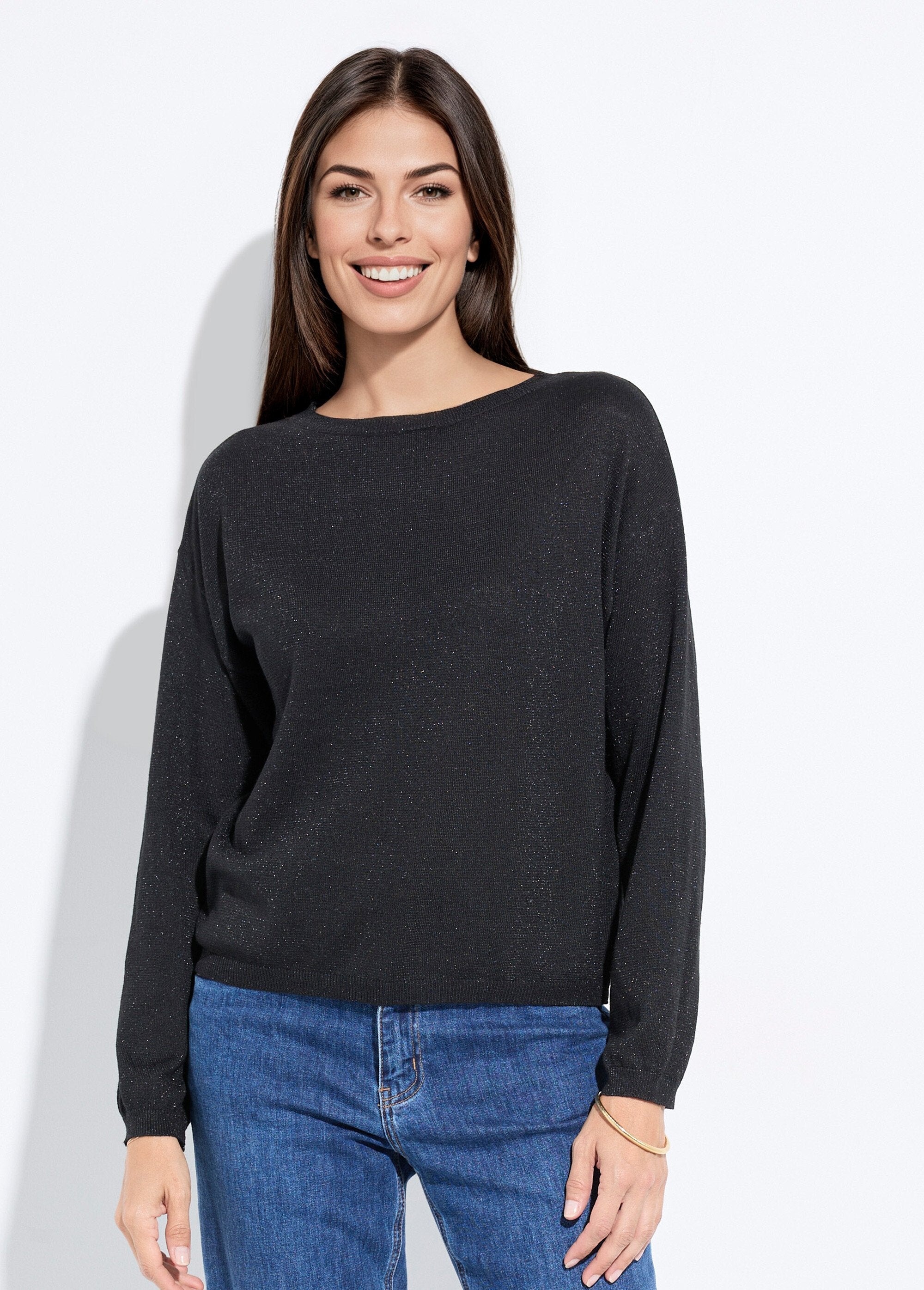 Maglione_corto_in_maglia_metallica_fine_Noir_FA1_slim