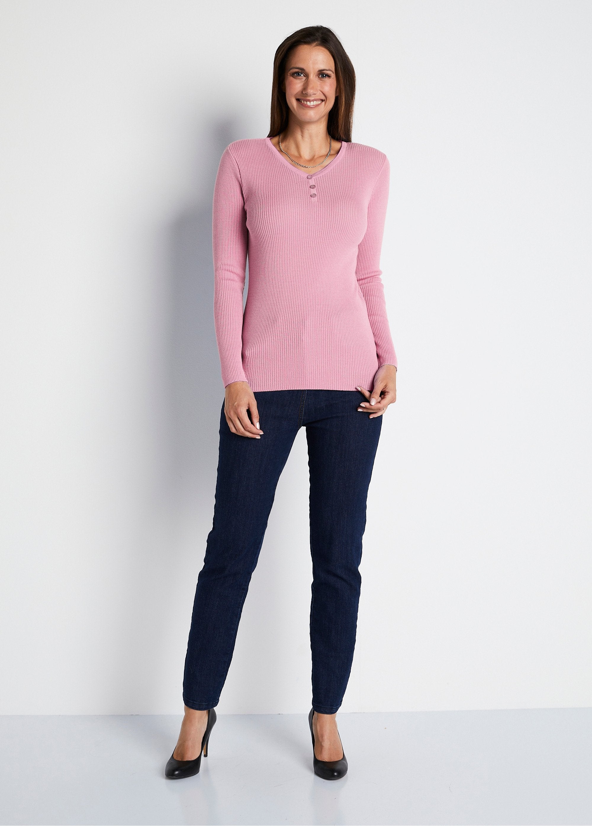 Maglione_con_collo_tunisino_in_lana_merino_Rosa_cipria_SF1_slim