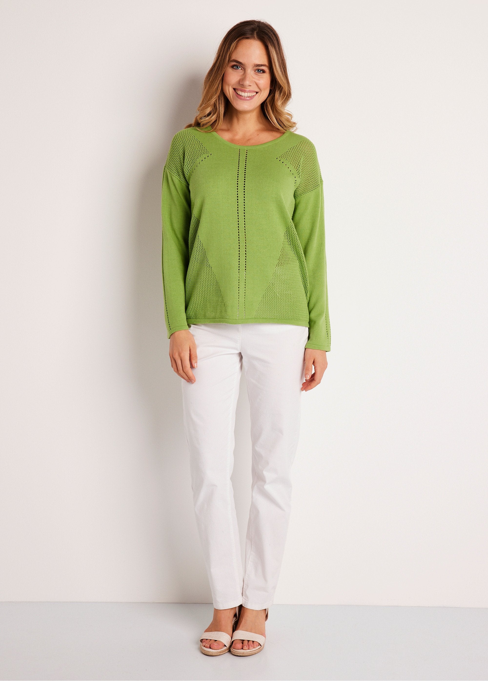 Maglia_sottile_traforata_a_maniche_lunghe_VERDE_SF1_slim