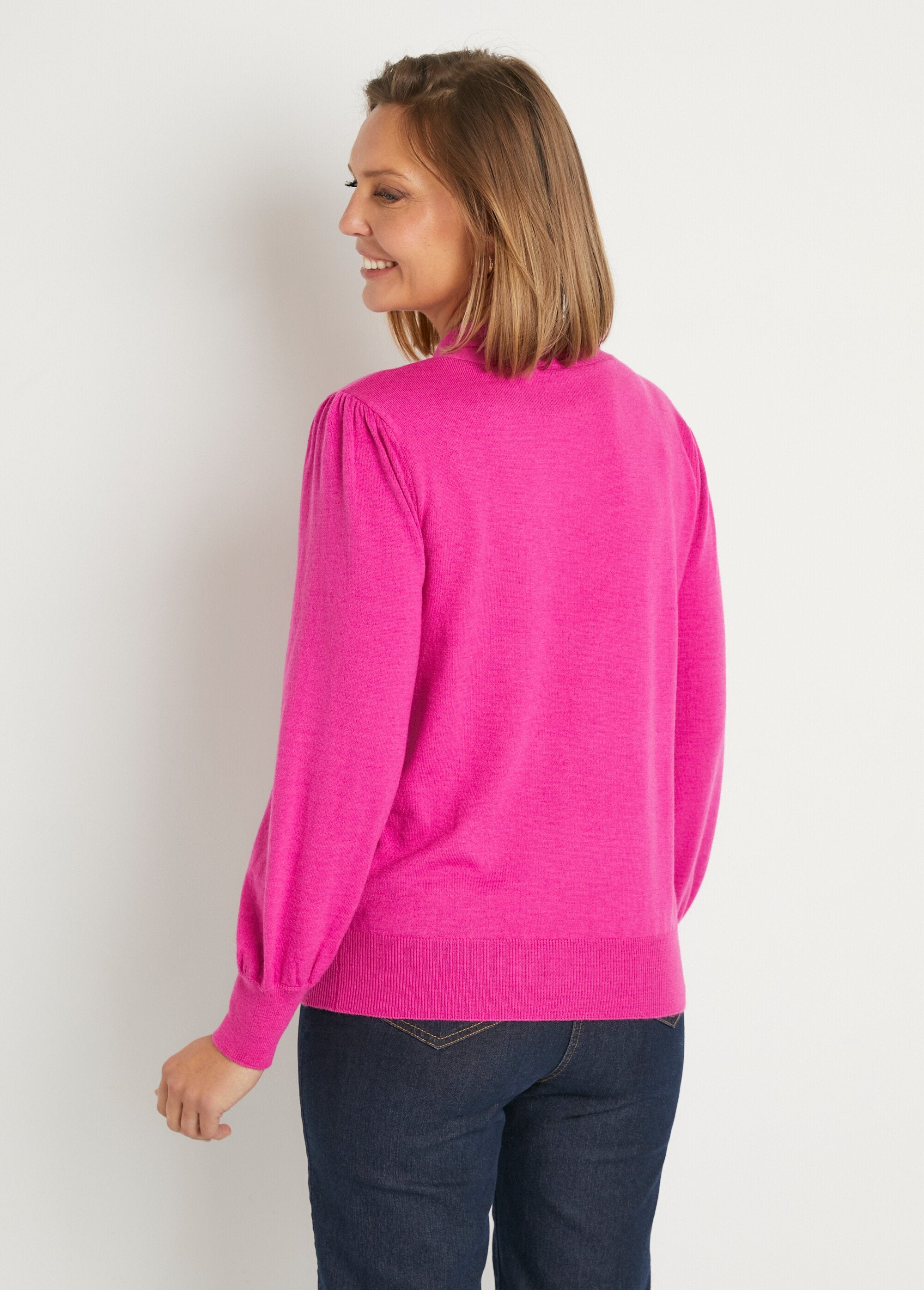 Maglia_in_misto_lana_con_collo_a_cravatta_Fuchsia_DO1_slim