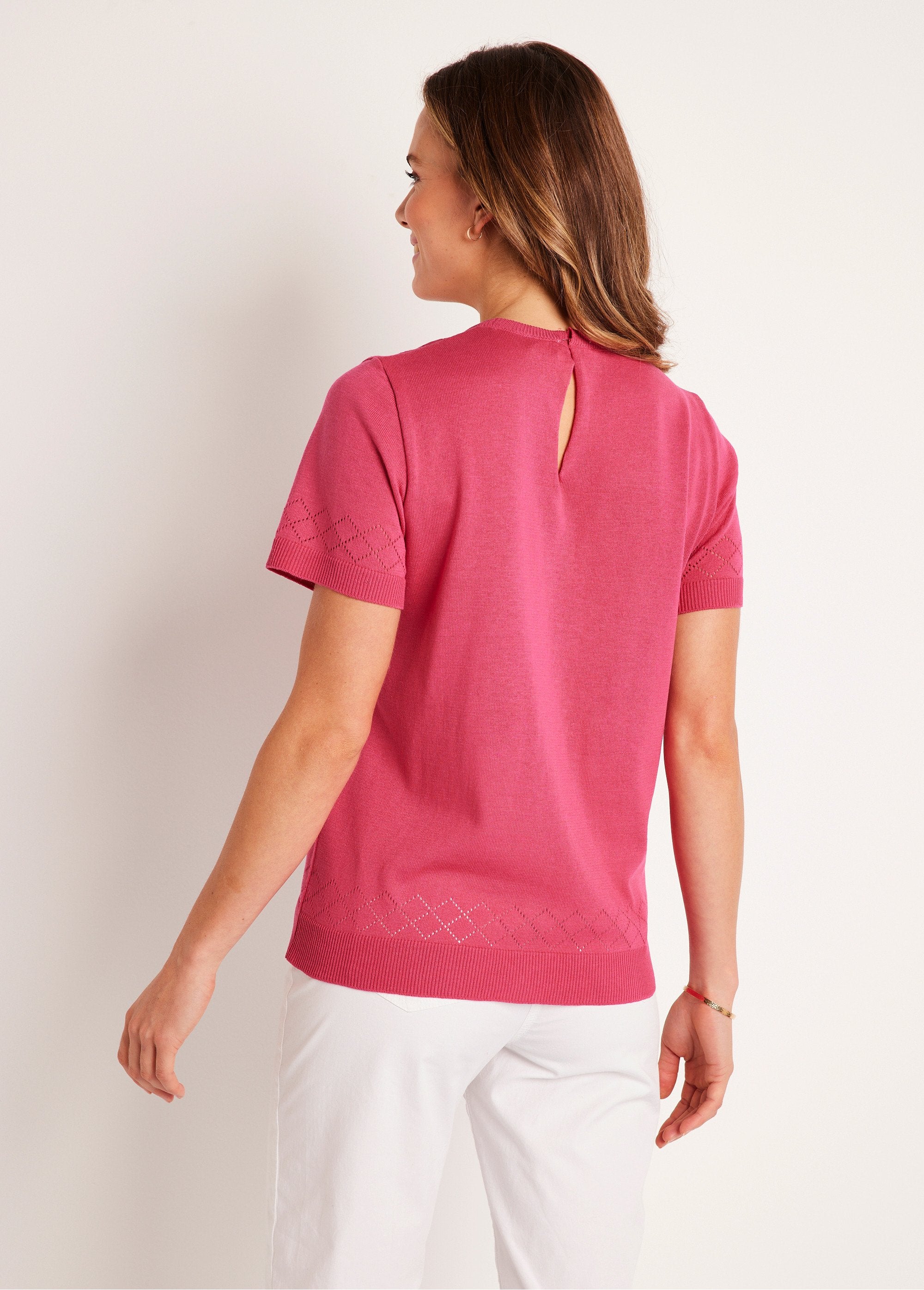 Maglia_sottile_traforata_a_maniche_corte_ROSA_DO1_slim