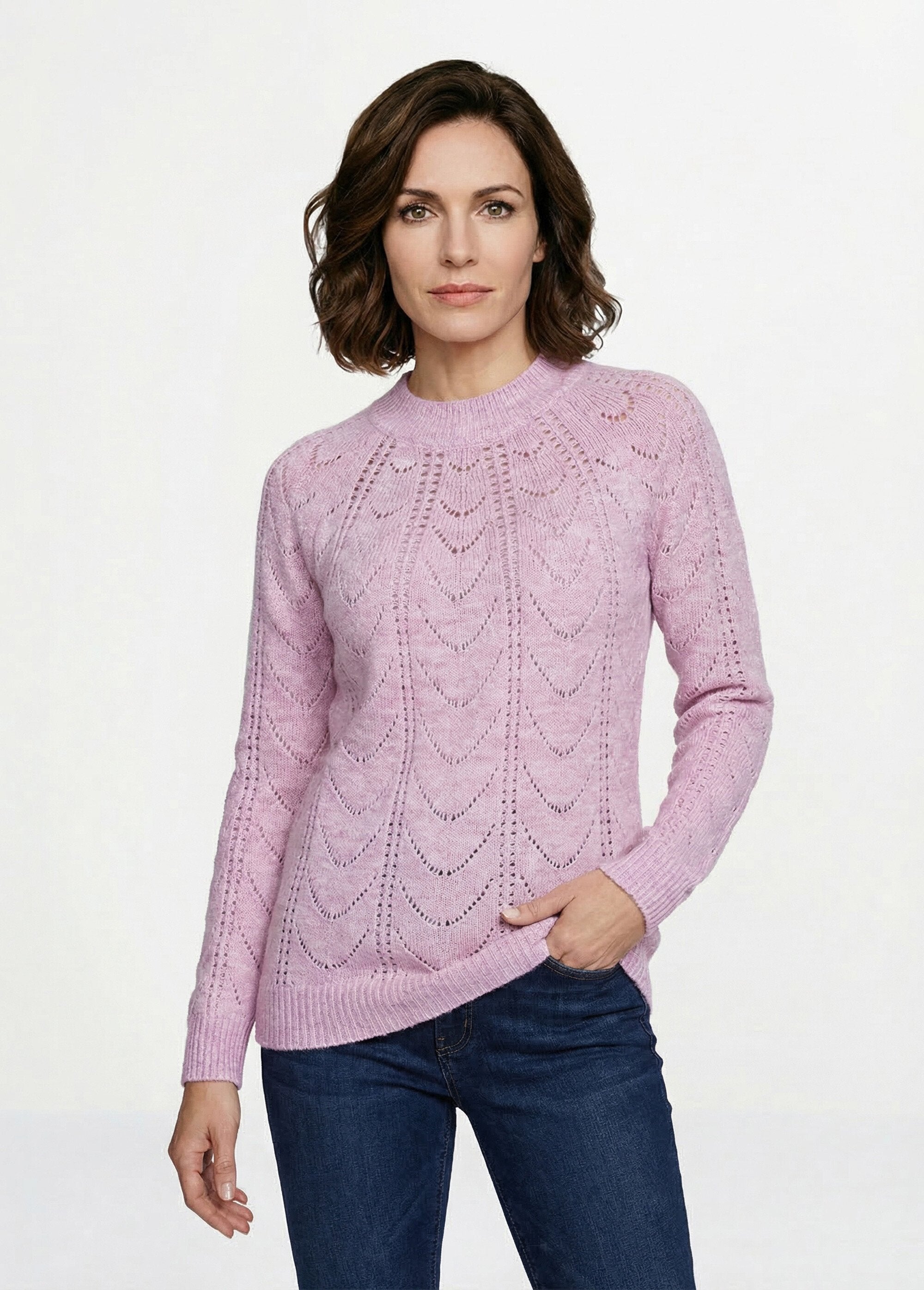 Maglia_girocollo_in_maglia_screziata_traforata_Lilas_FA1_slim