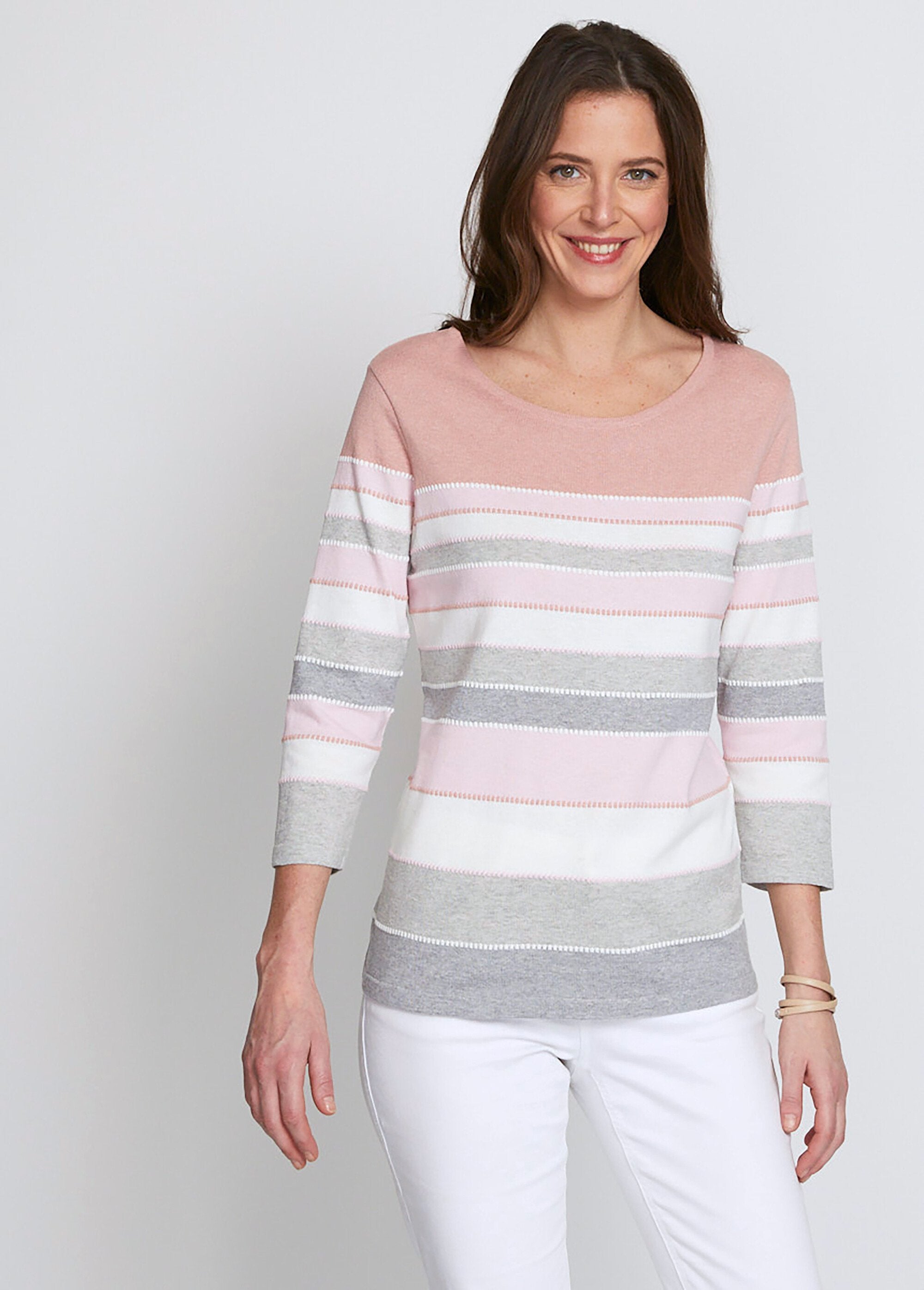 Maglione_in_maglia_jacquard_Striscia_rosa_FA1_slim