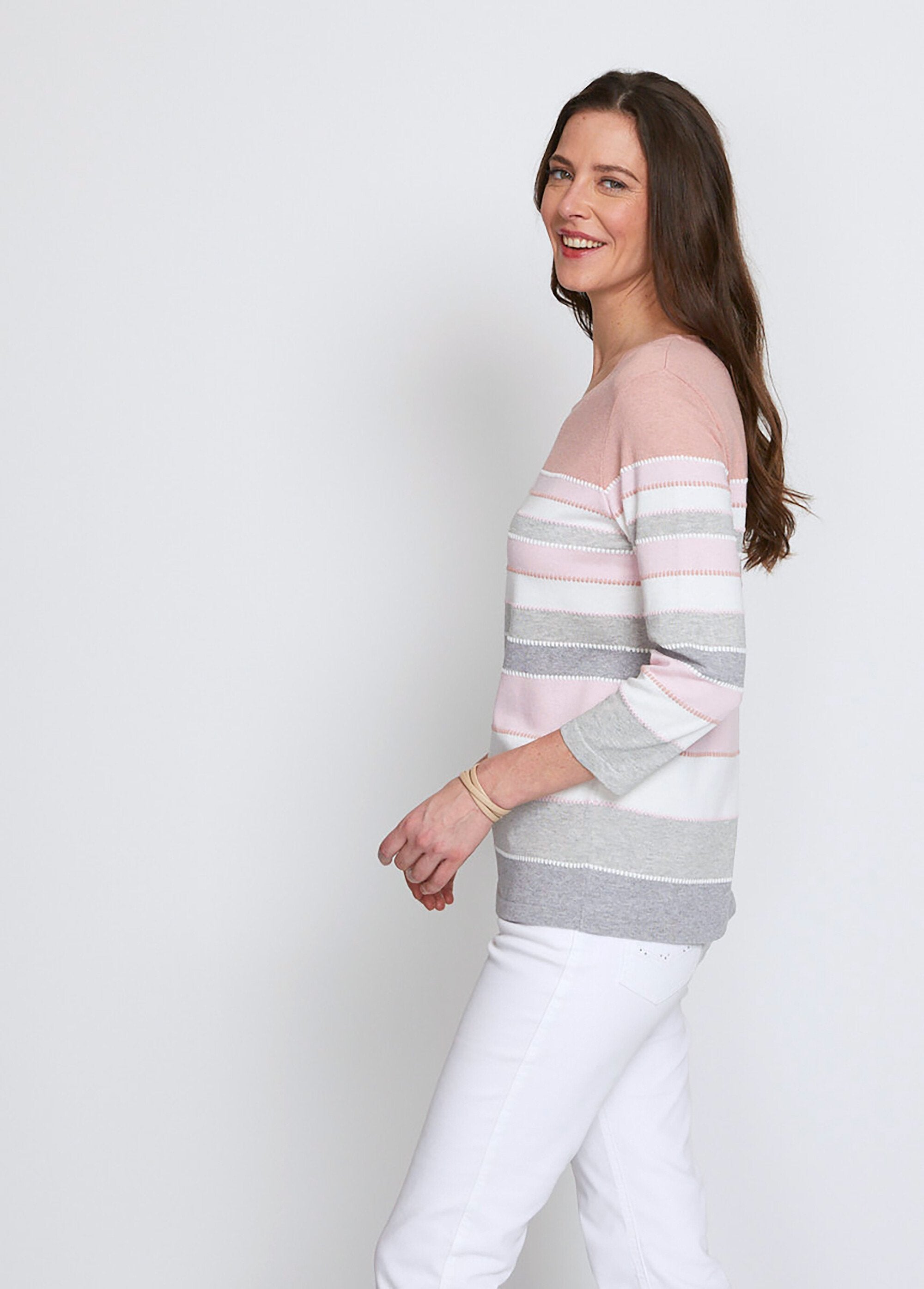 Maglione_in_maglia_jacquard_Striscia_rosa_GA1_slim