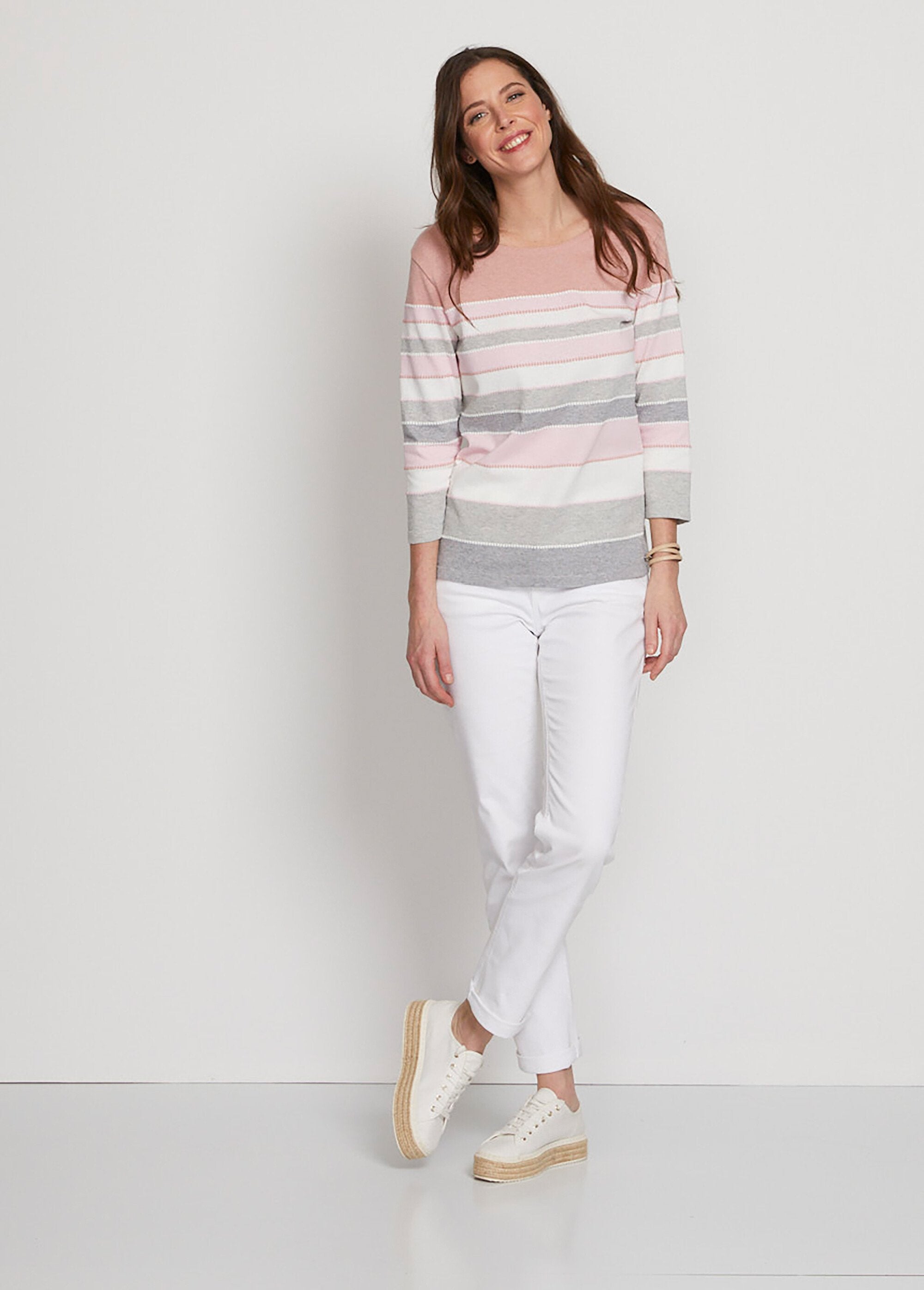 Maglione_in_maglia_jacquard_Striscia_rosa_SF1_slim