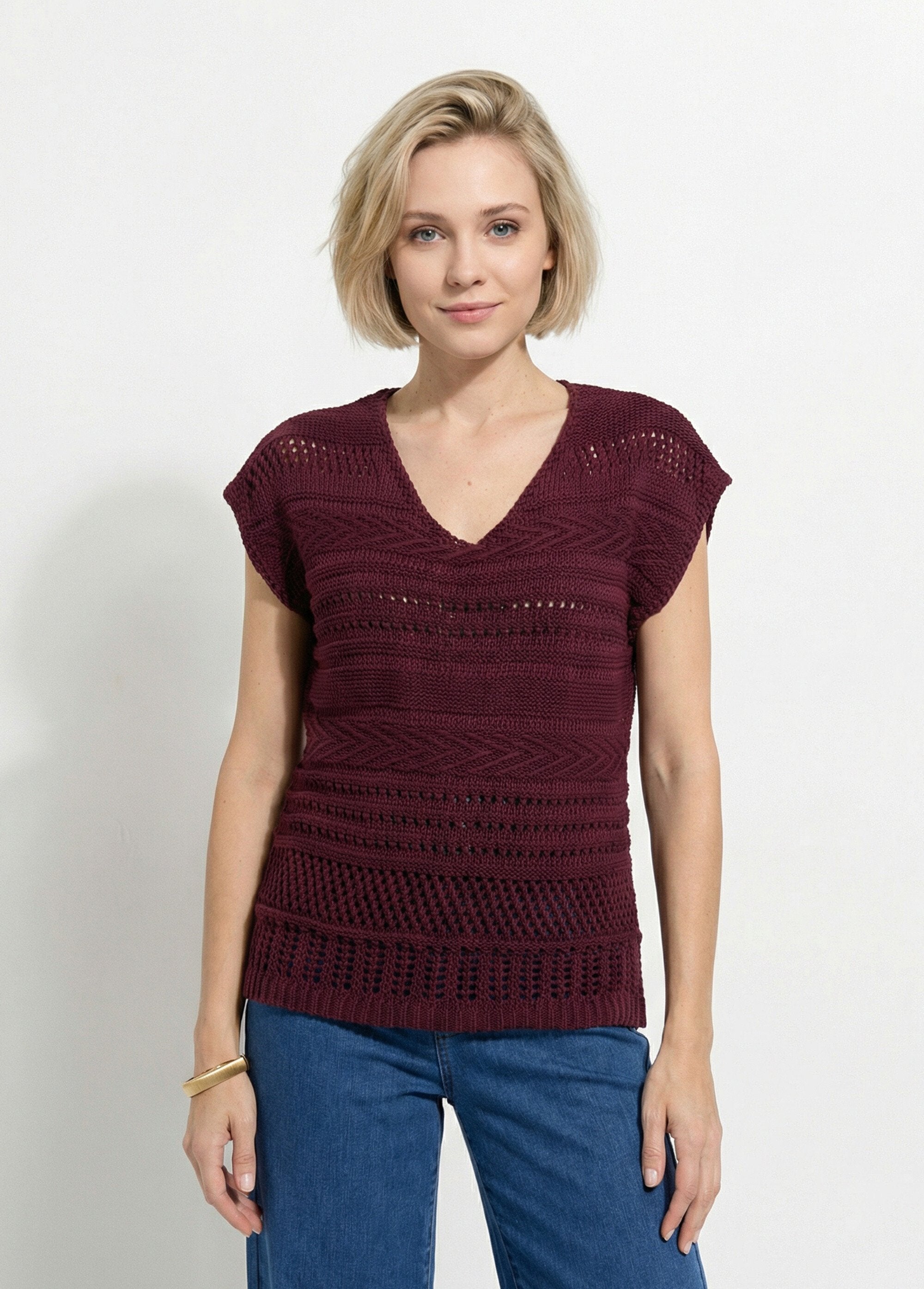 Maglione_a_maniche_corte_in_maglia_grossa_Figue_FA1_slim