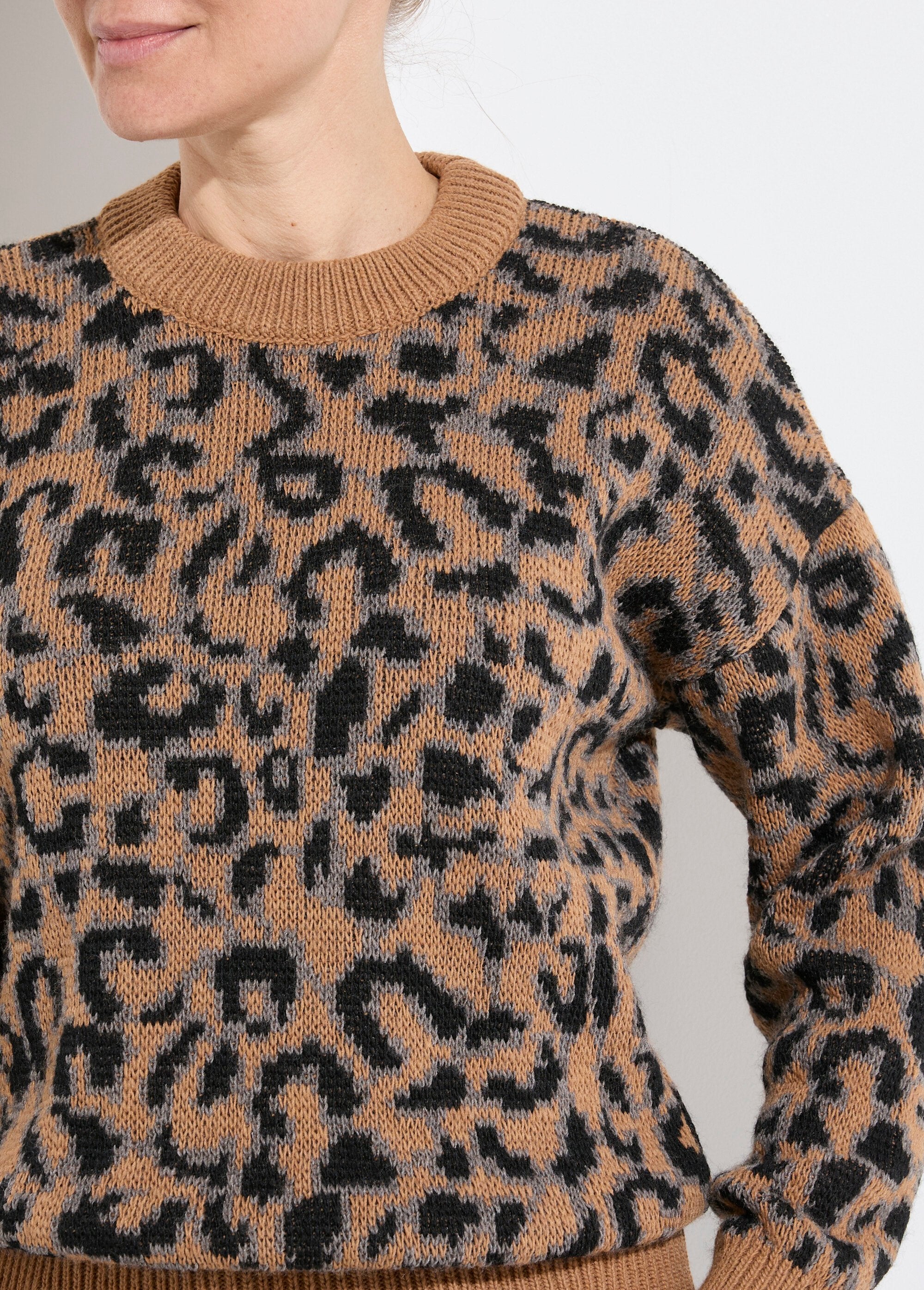 Maglia_leopardata,_collo_alto,_maniche_lunghe_Camel_et_noir_DE1_slim