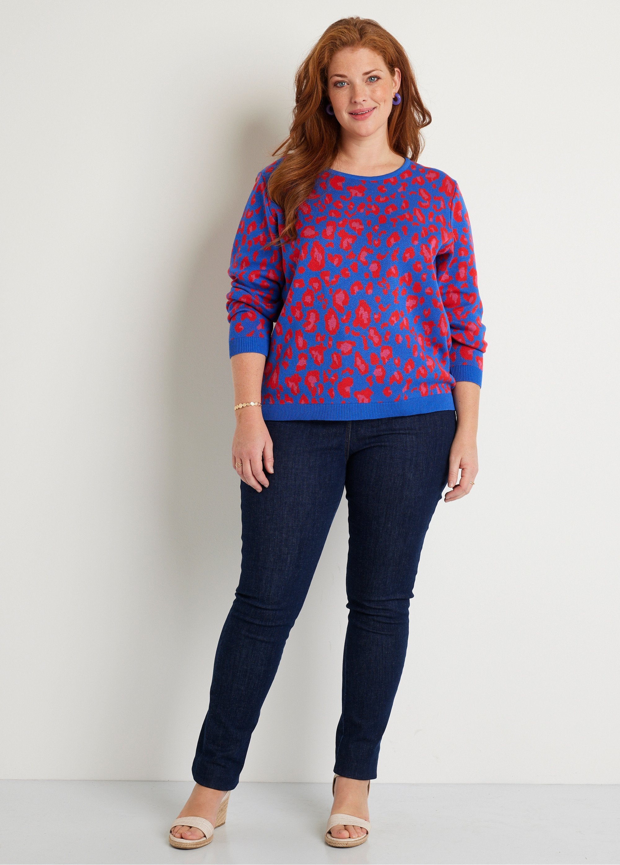 Maglia_a_collo_tondo_con_stampa_leopardo_BLU_SF1_curvy