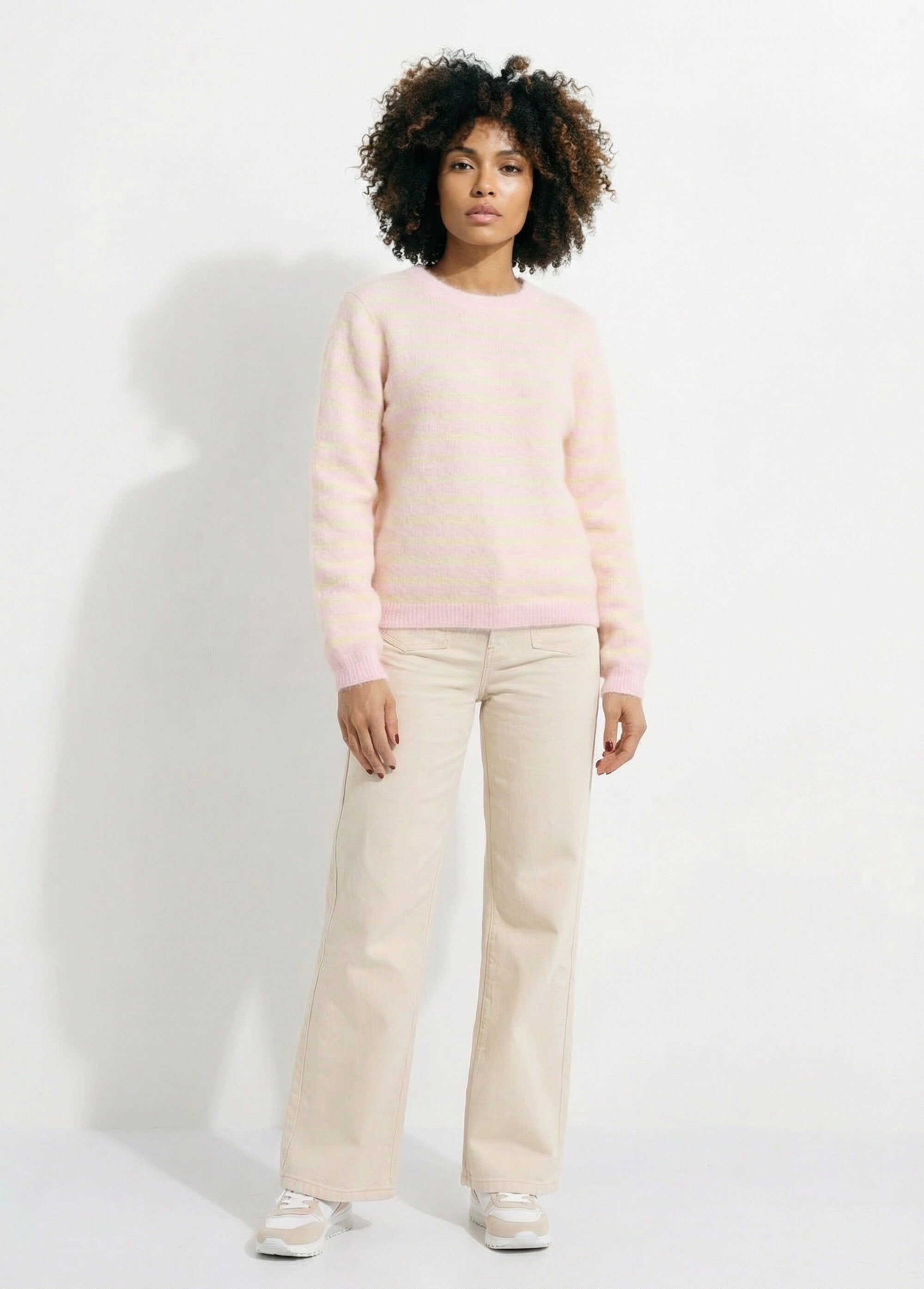 Maglione_a_righe_in_lana,_abbottonato_sul_retro_Rose_et_jaune_SF1_slim