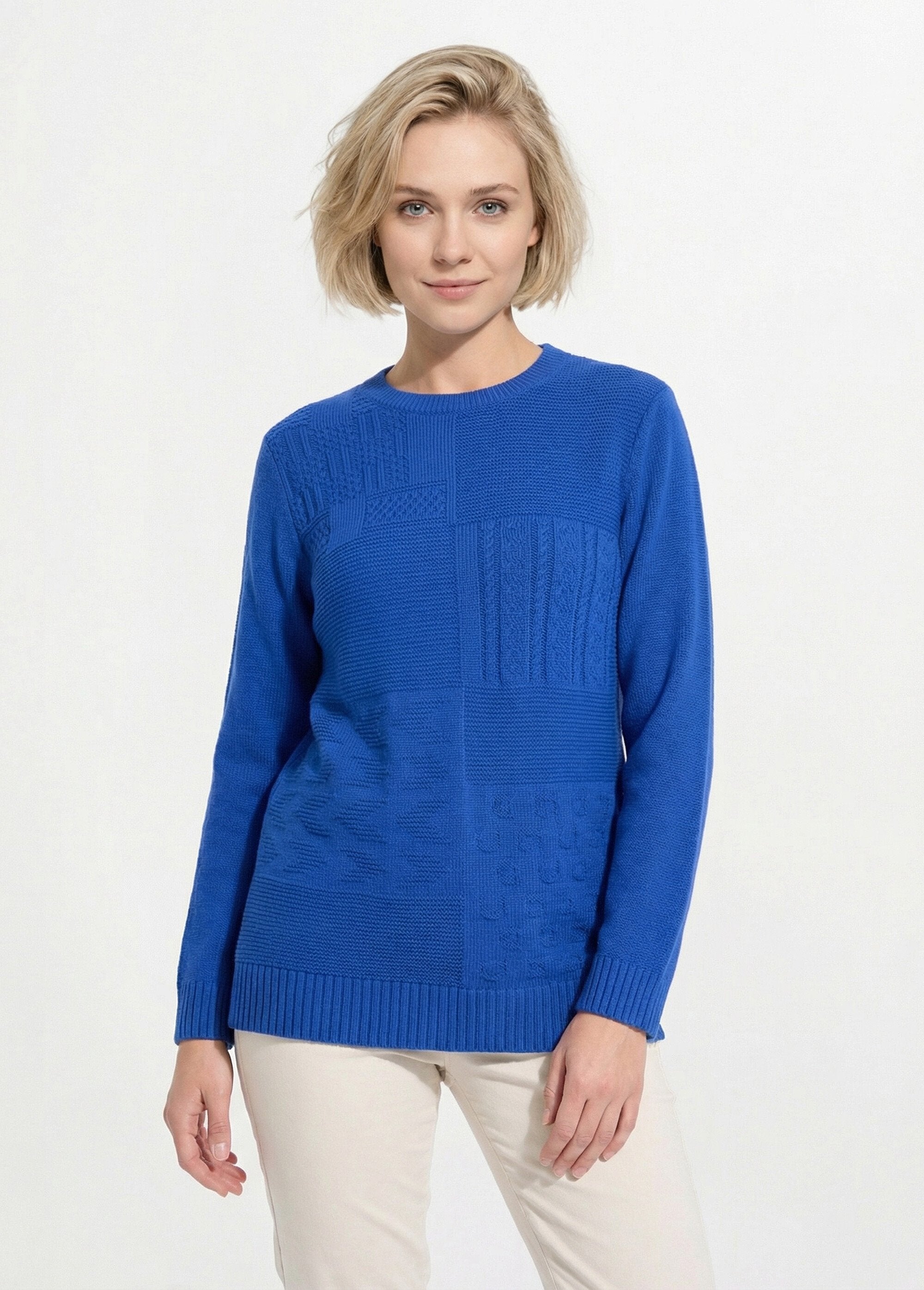 Maglia_a_tunica_con_maniche_lunghe_e_scollo_rotondo_Bleu_FA1_slim