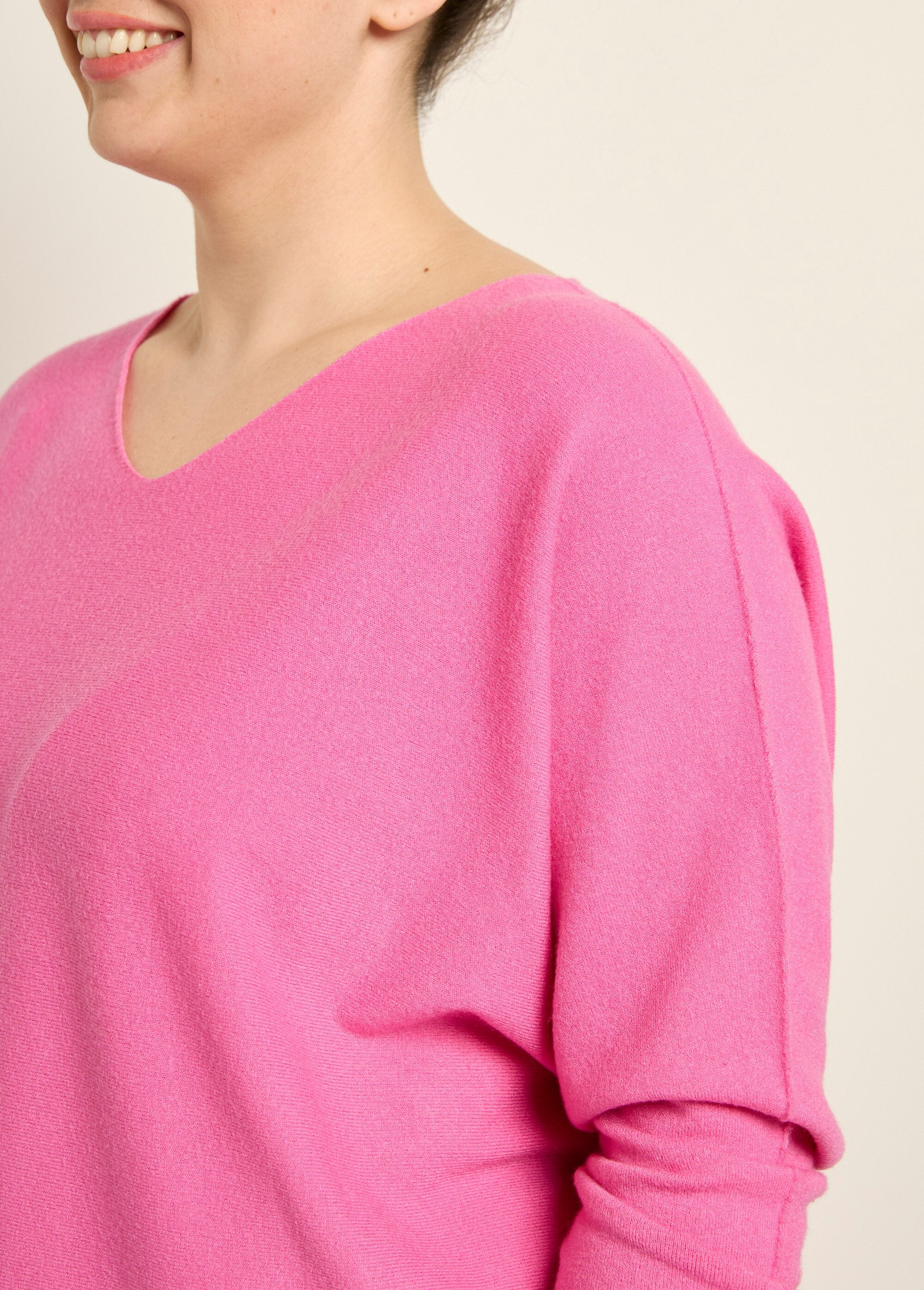 Maglia_a_tunica_con_giromanica_Fuchsia_DE1_curvy