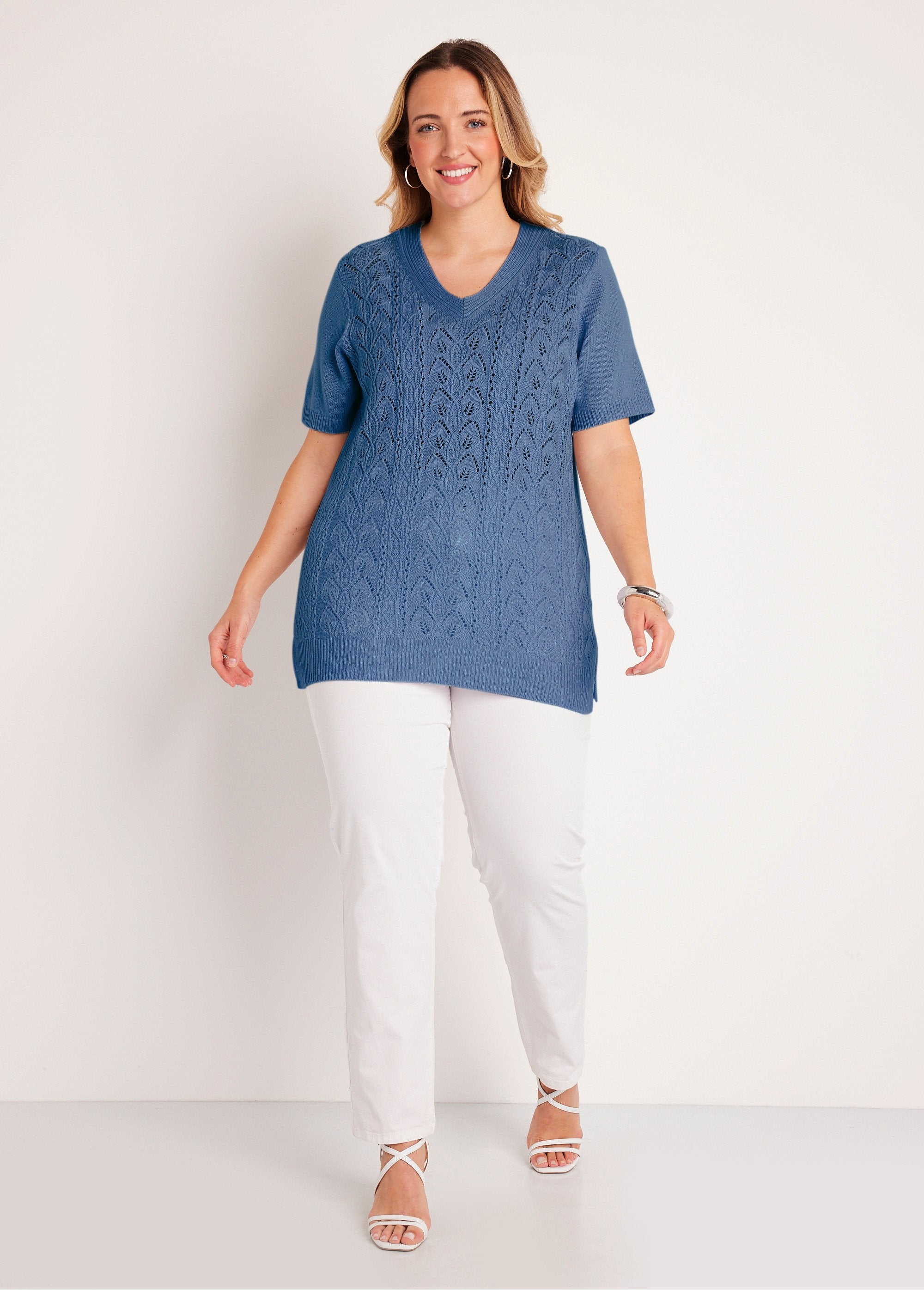 Maglia_a_tunica_lunga_con_scollo_a_V_BLU_SF1_curvy